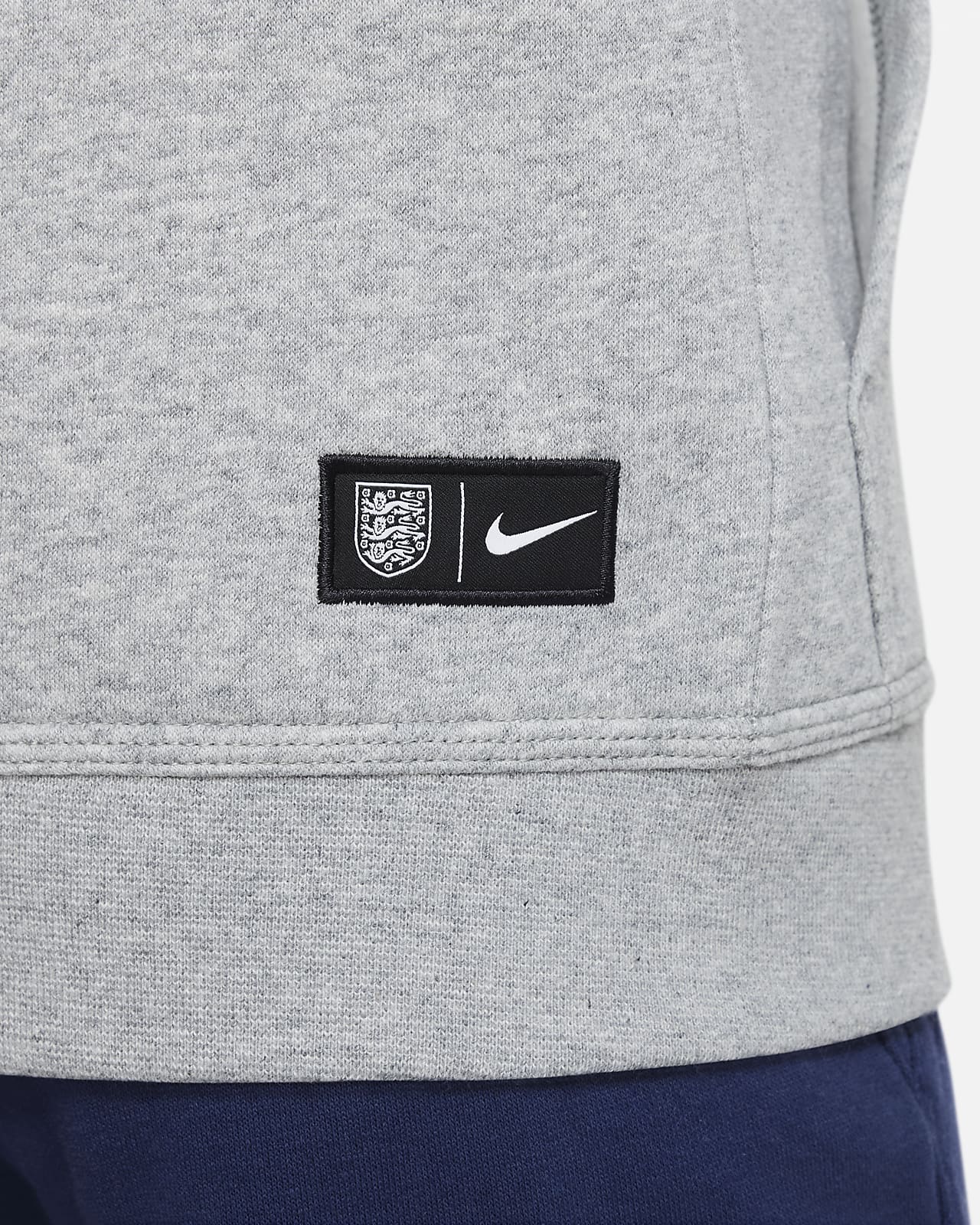 England Club Fleece Older Kids' (Boys') FullZip Hoodie. Nike CZ