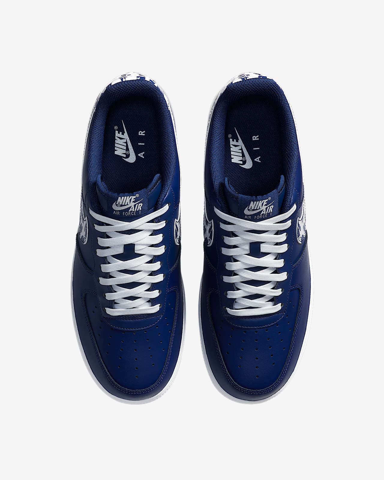 nike air force 1 blue void white