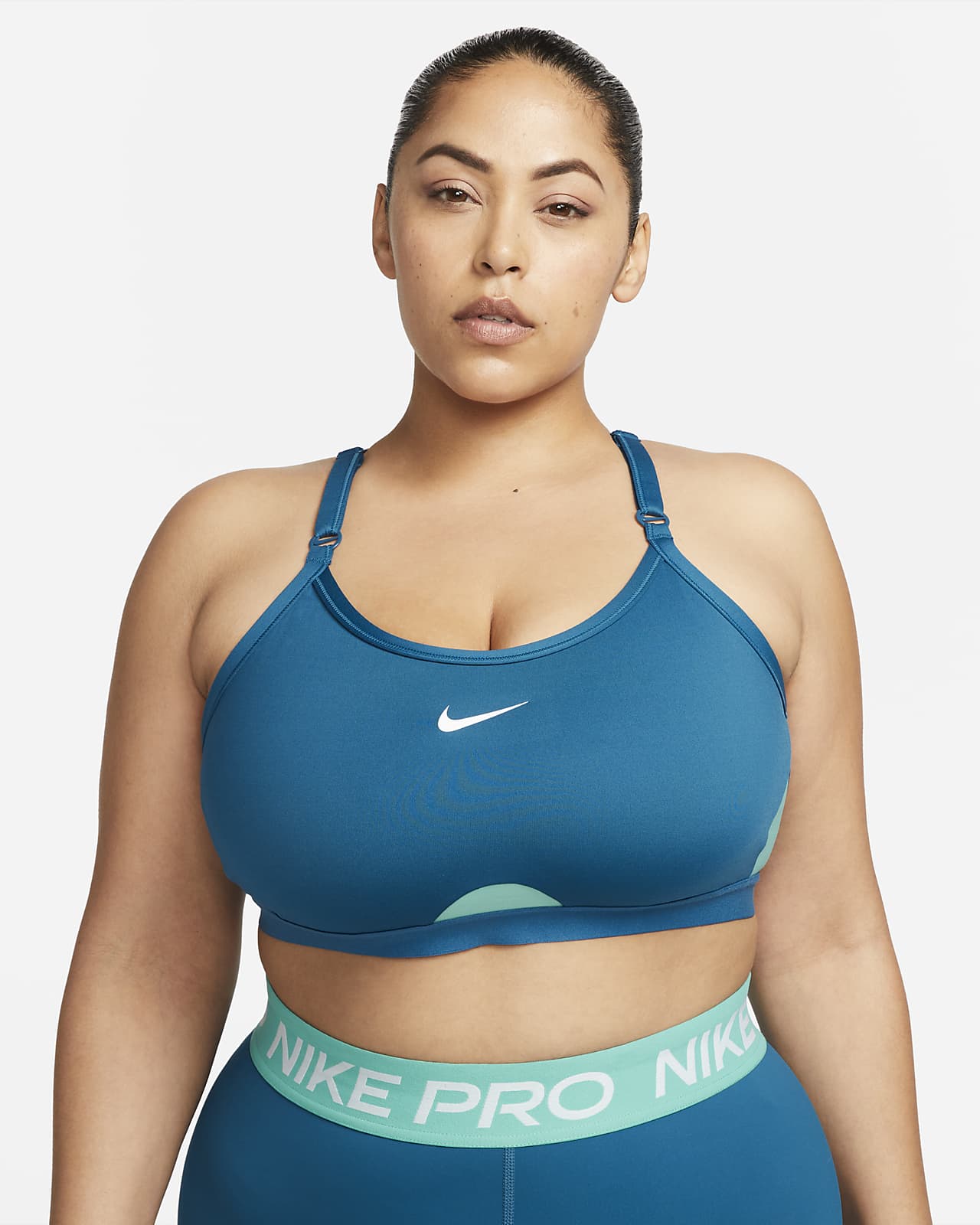 Nike Women's Light-Support Padded Sports Bra (Plus Size). Nike .com