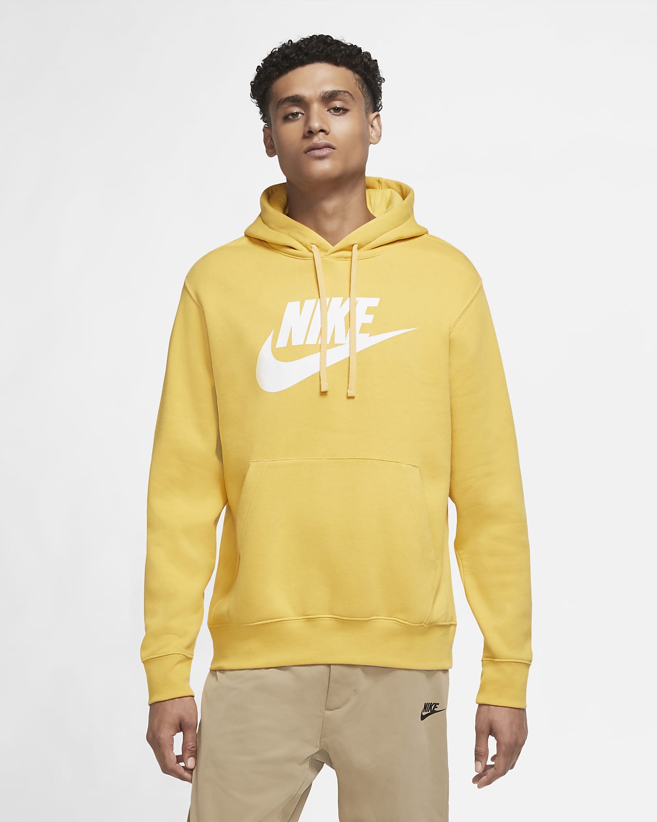 white nike pullover hoodie