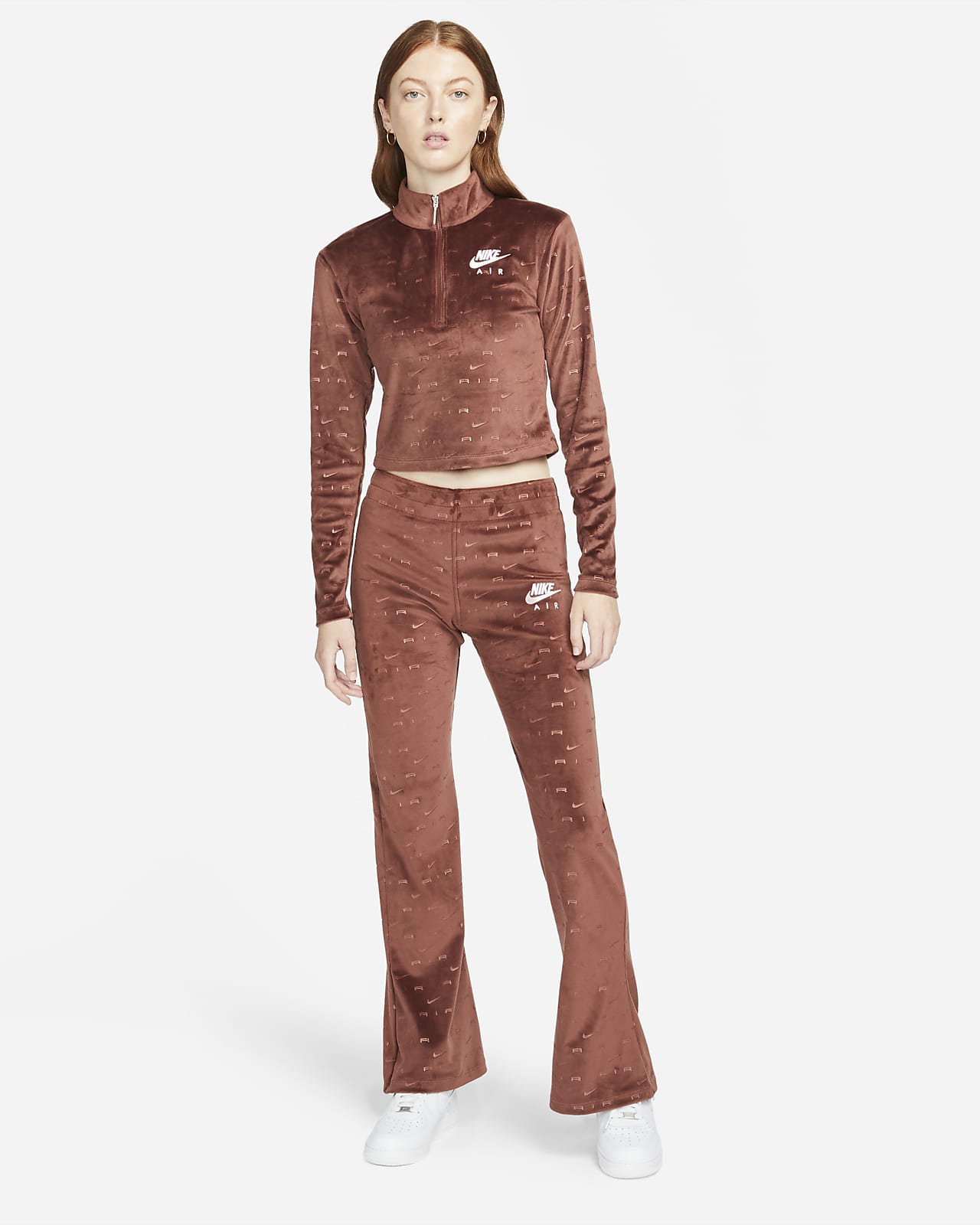 Pantalon taille mi-basse en velours Nike Air pour Femme. Nike FR