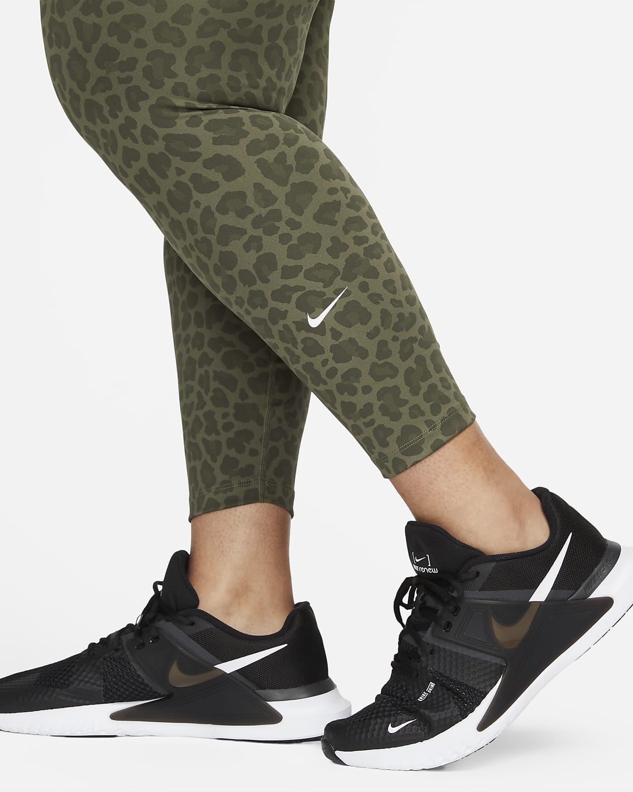 Nike One Women's High-Waisted Printed Leggings (Plus Size).