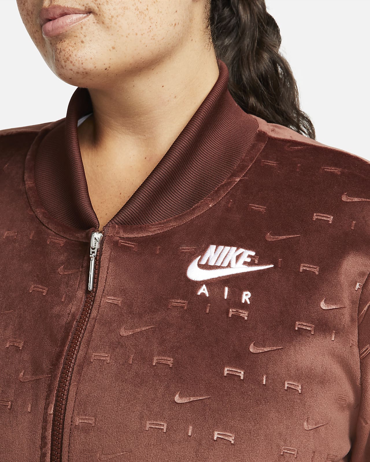 Tijdens ~ aangrenzend Tablet Nike Air Velour Women's Jacket (Plus Size). Nike.com