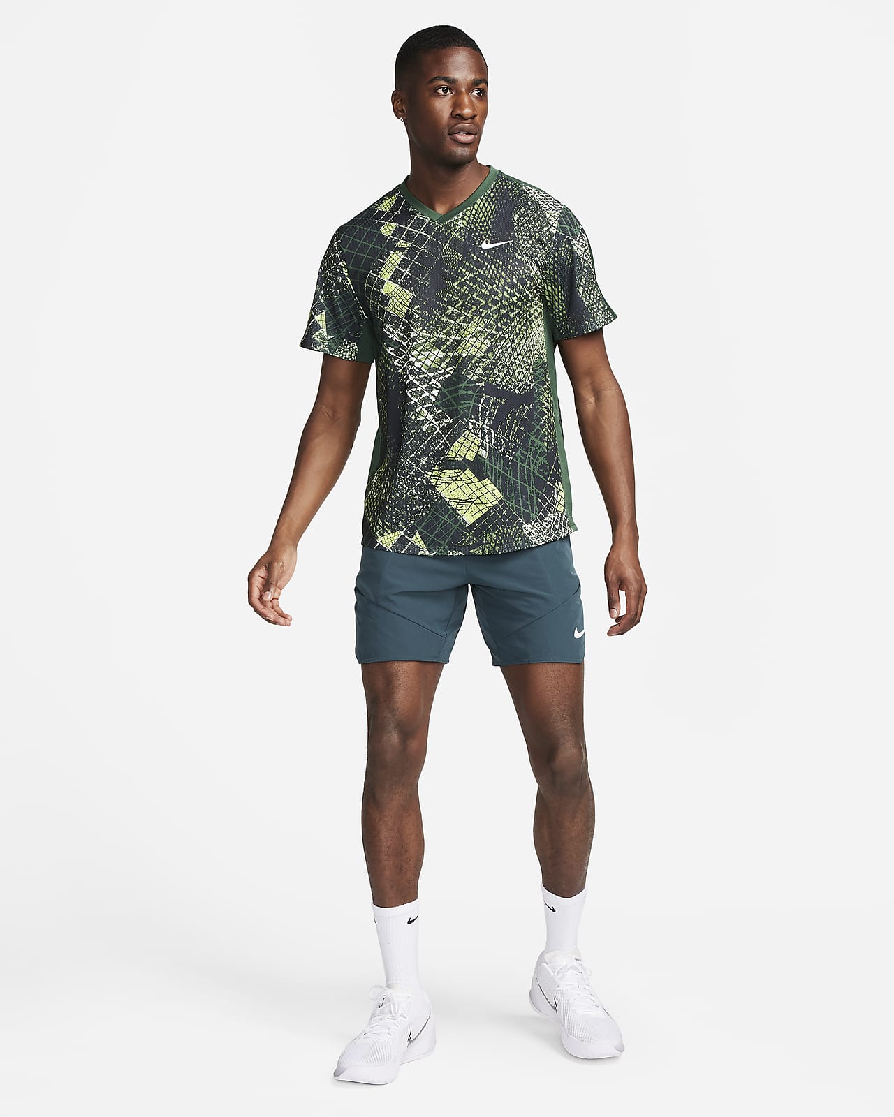 Buy Nike Dri-Fit Advantage Rafa 7in Shorts Men Neon Green online