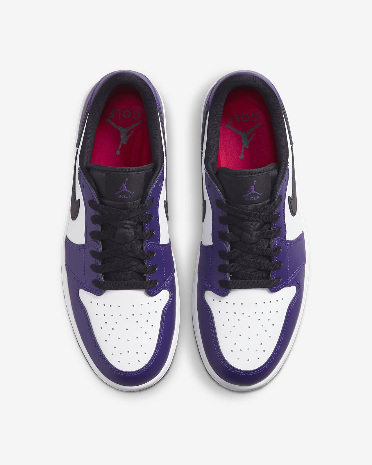 定期入れの Nike Air Jordan 1 low GOLF Court Purple ecousarecycling.com