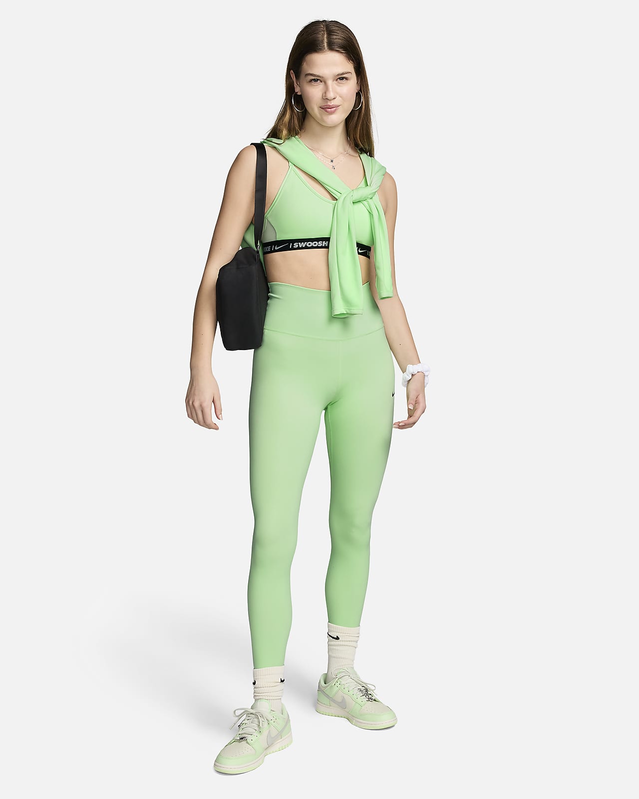Nike Womens Air Logo High-Waist Full Length Leggings - Walmart.com