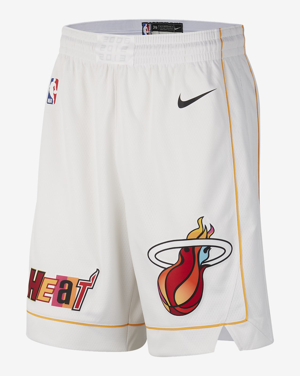 lecho Abierto Estacionario Miami Heat City Edition Pantalón corto Nike Dri-FIT Swingman de la NBA -  Hombre. Nike ES