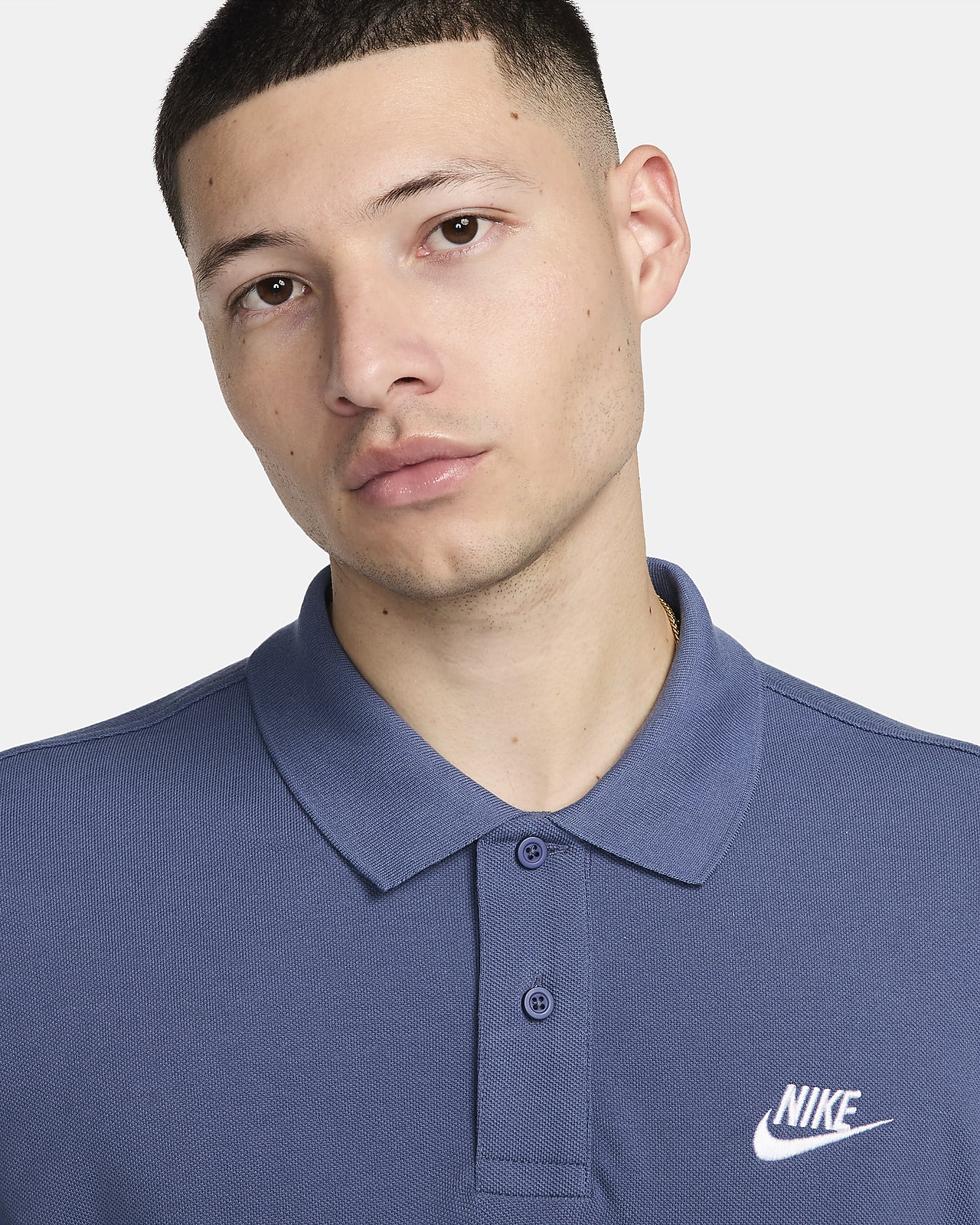 Nike Men's Sportswear Matchup Jersey Polo Shirt (US, Alpha, Medium,  Regular, Regular, Navy/White) at  Men's Clothing store