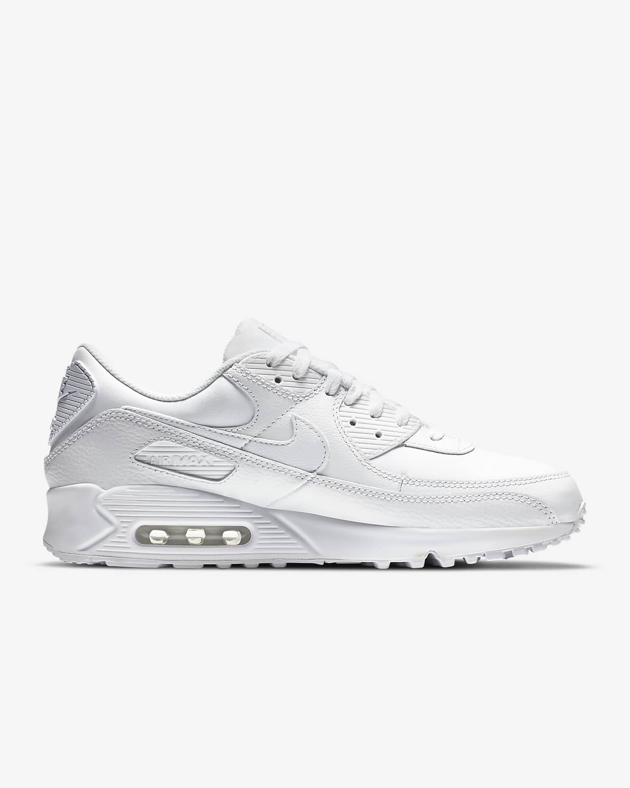 air max 90 uomo leather bianche