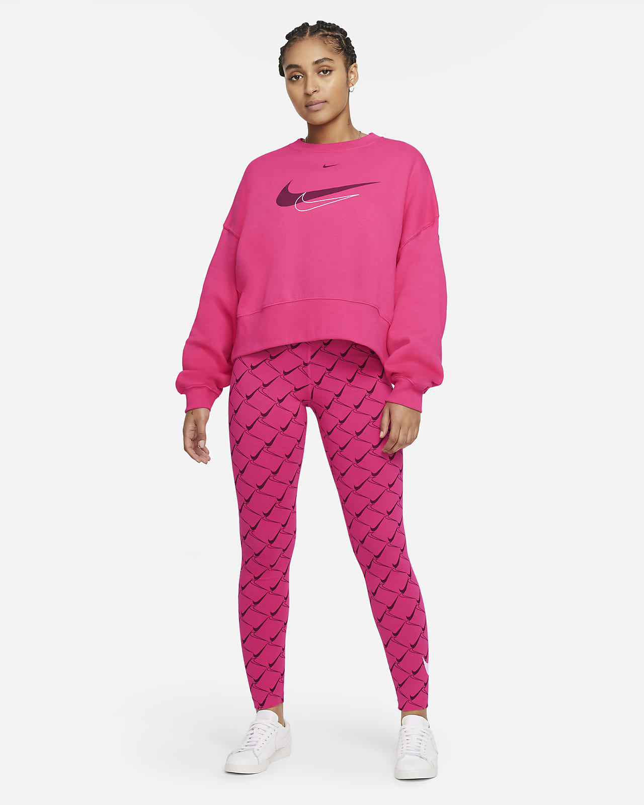 Nike Sportswear Women's Crop Fleece Sweatshirt. Nike SA