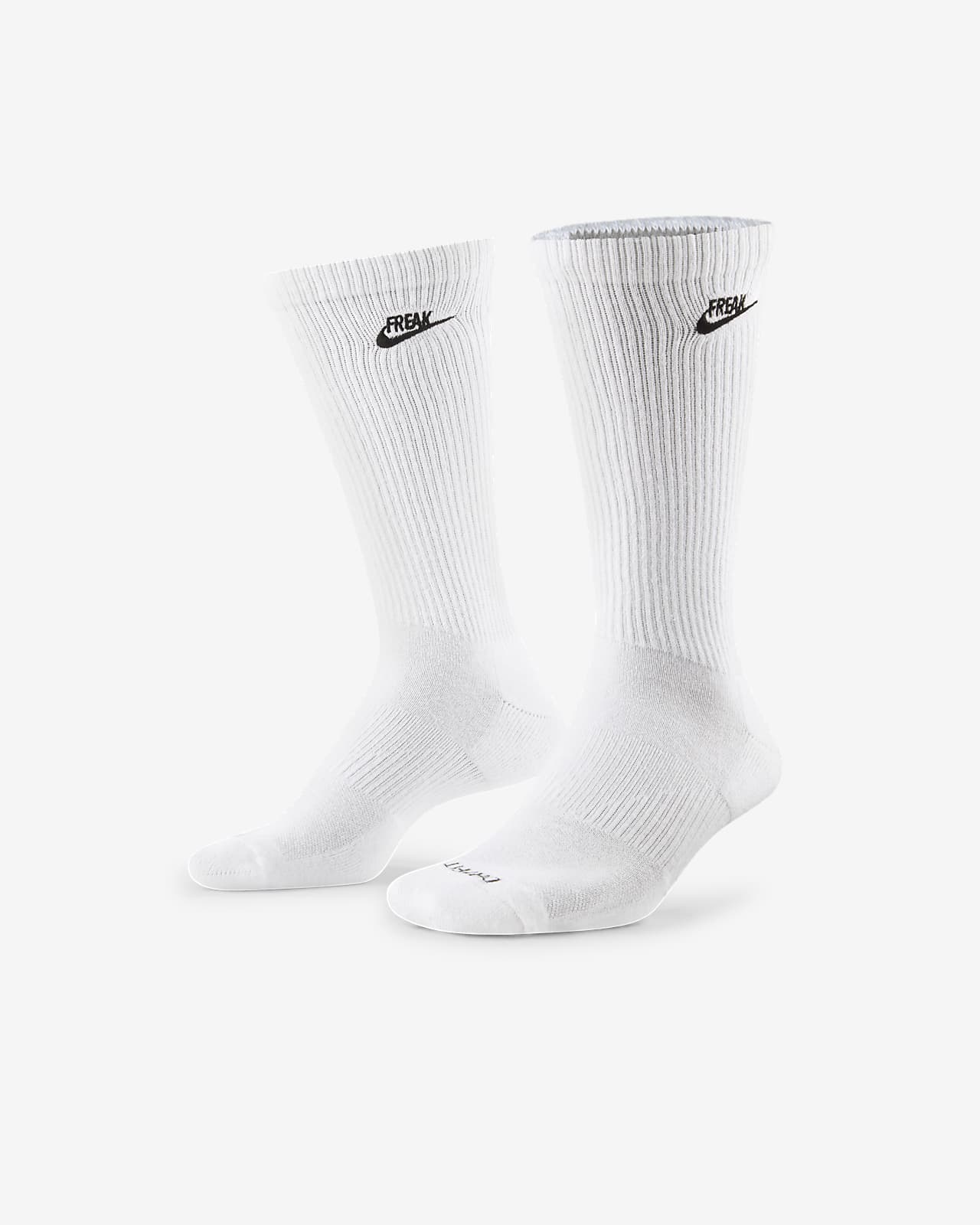 Баскетбольные носки до середины голени Nike Everyday Plus Cushioned. Nike RU