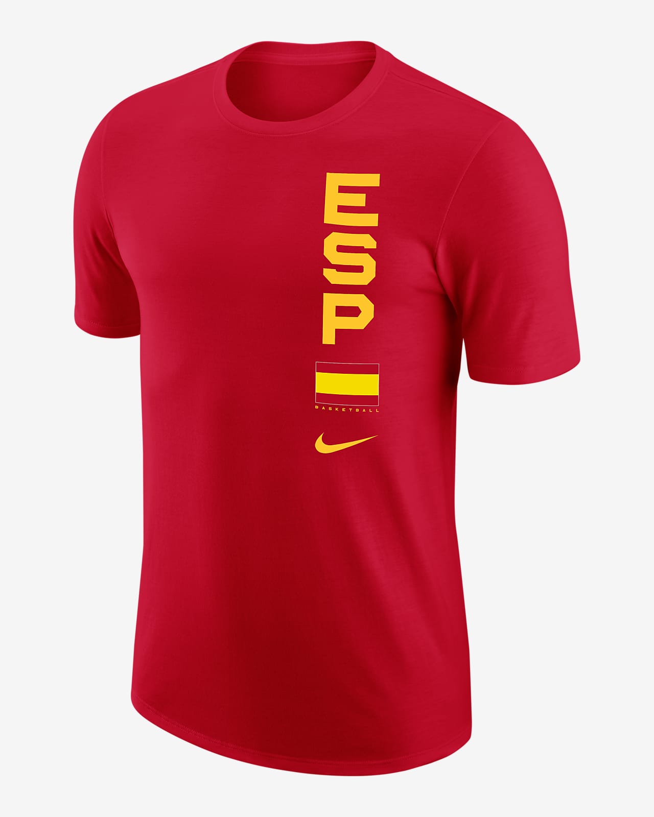 Spain Nike Men's Team Basketball T-Shirt. JP