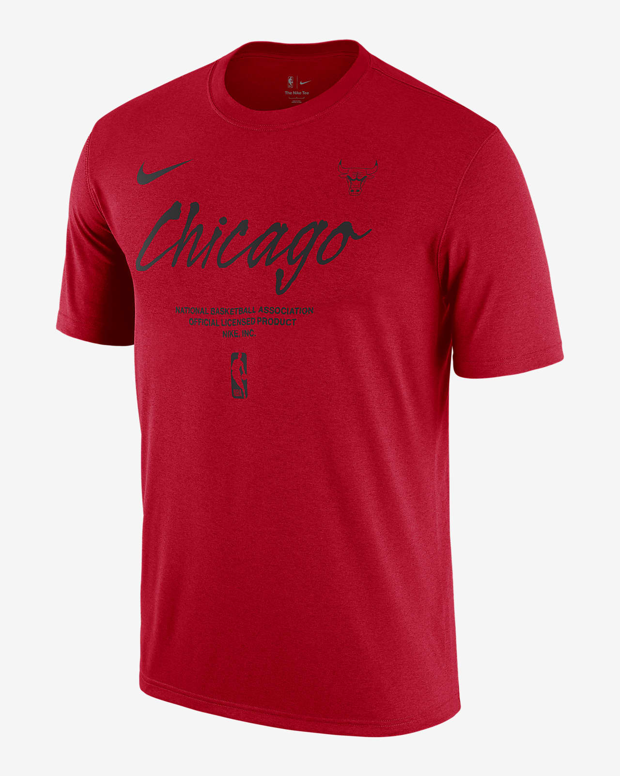 Vintage Chicago Bulls Real Men Wear Red T-Shirt NBA Basketball