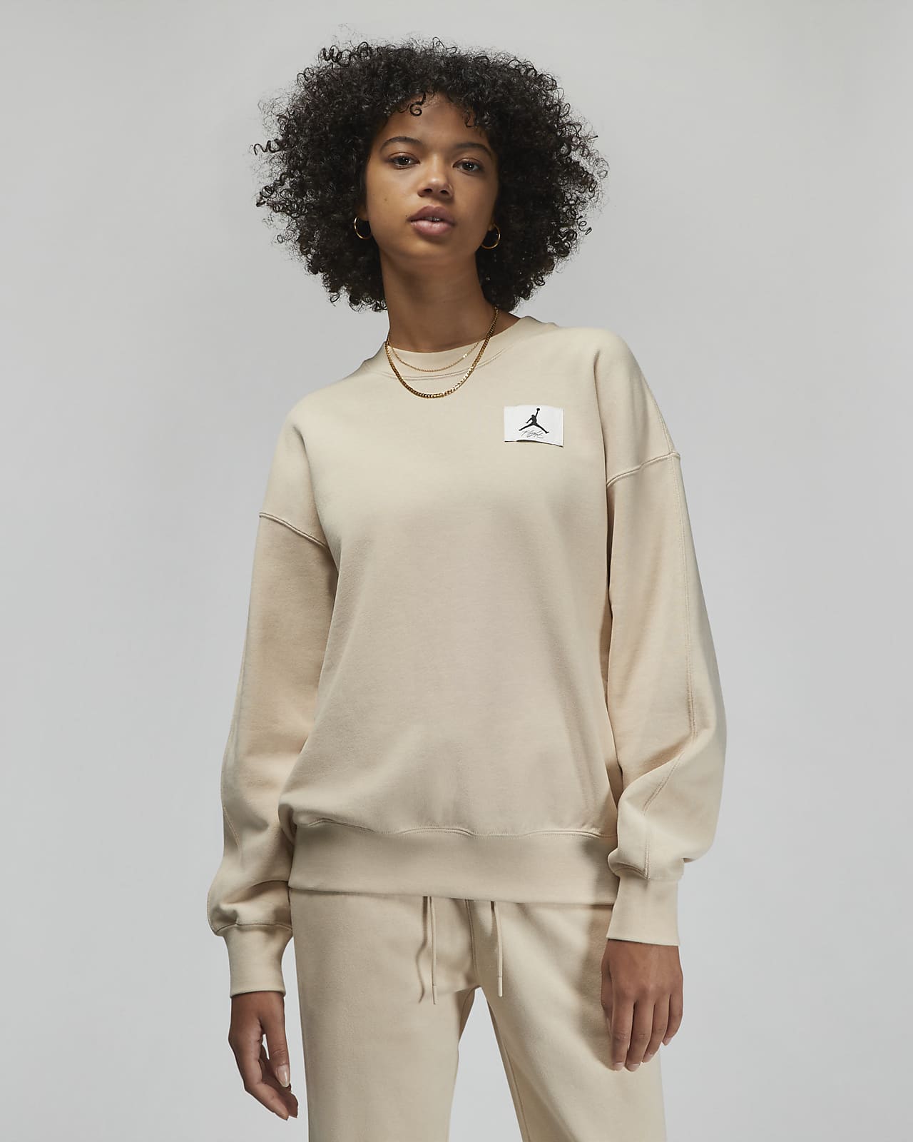 Felpa a girocollo in fleece Jordan Essentials - Donna. Nike IT