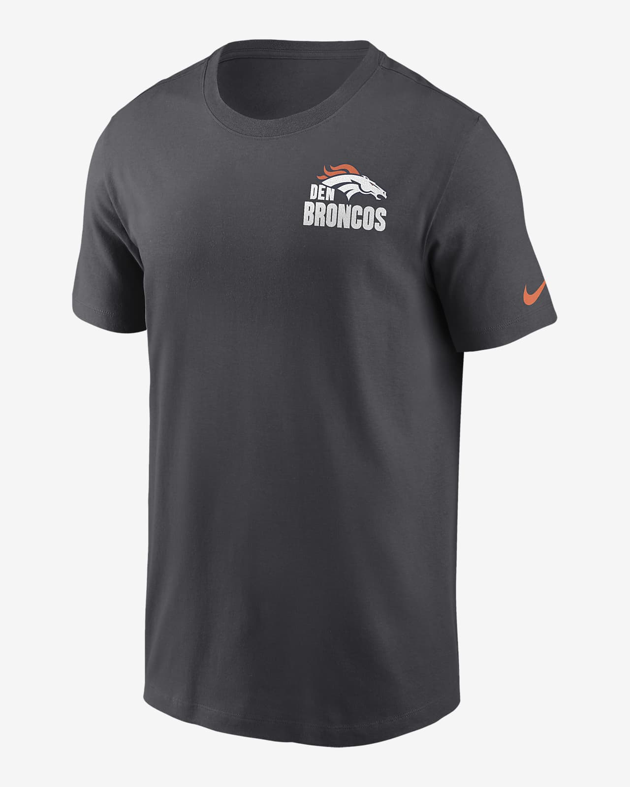 Denver Broncos Blitz Team Essential Men's Nike NFL T-Shirt.