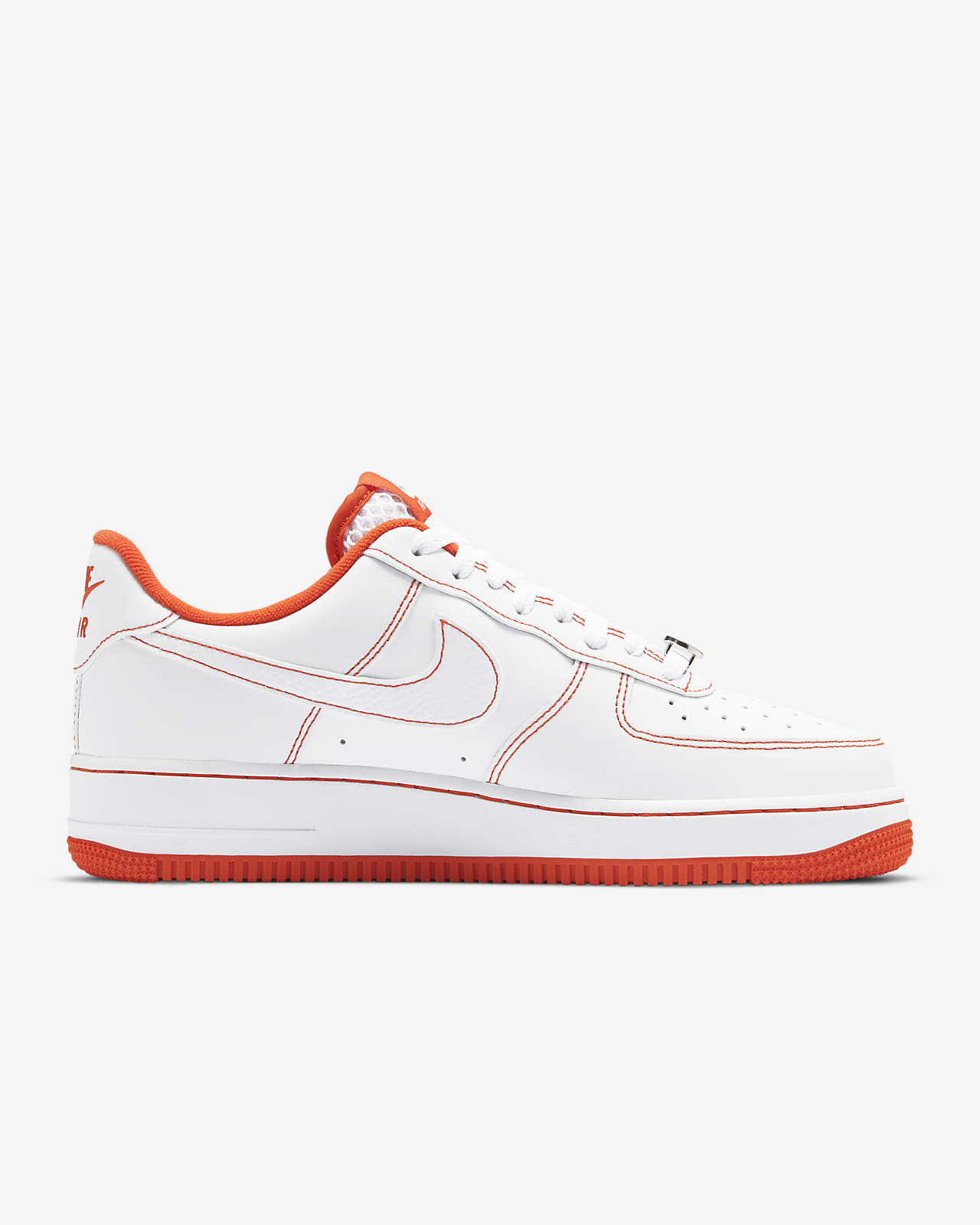 air force 1 orange black and white