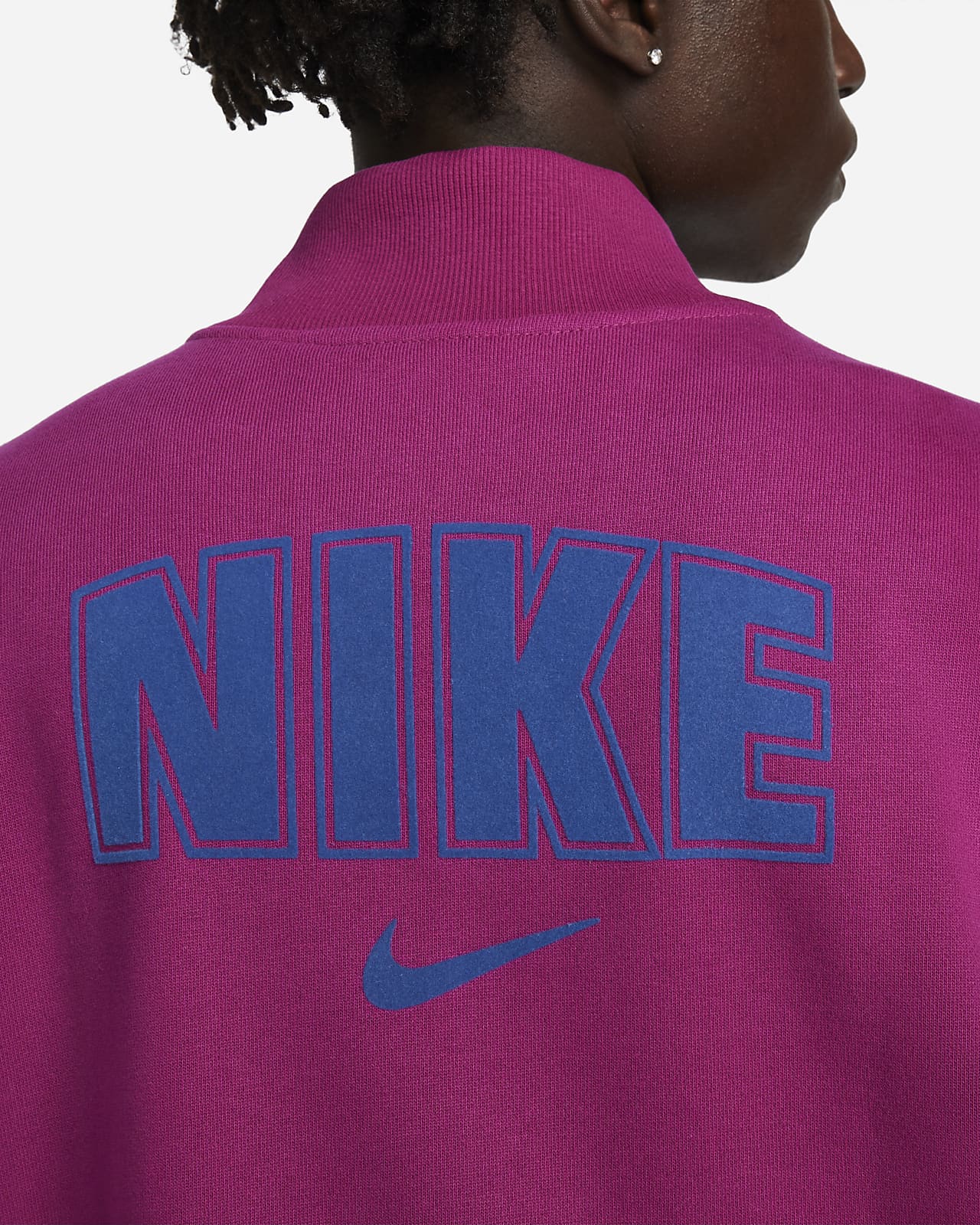 Nike Sportswear Men's Fleece Varsity Jacket. Nike IE