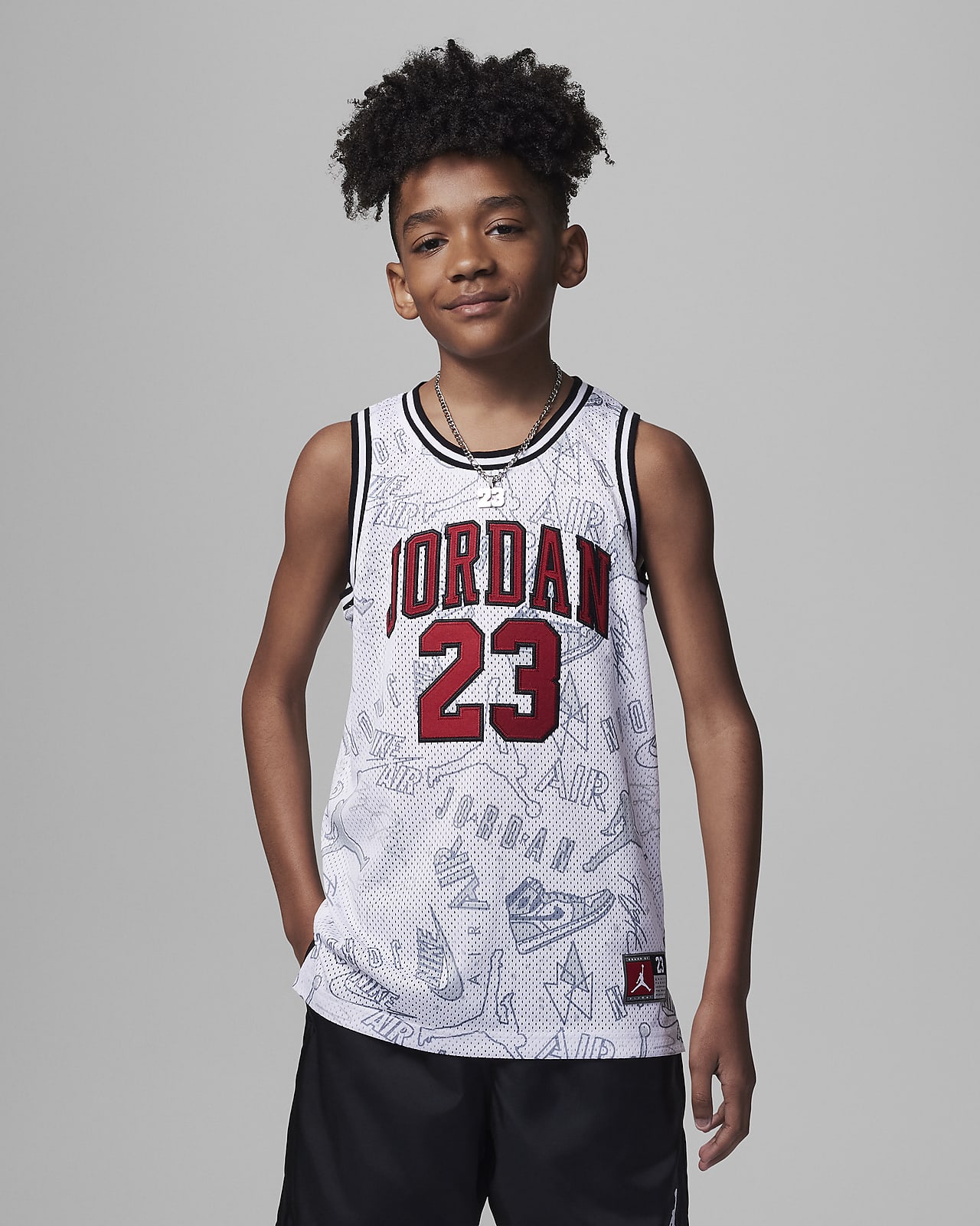 Playera para niños talla grande Jordan 23 Striped Nike.com