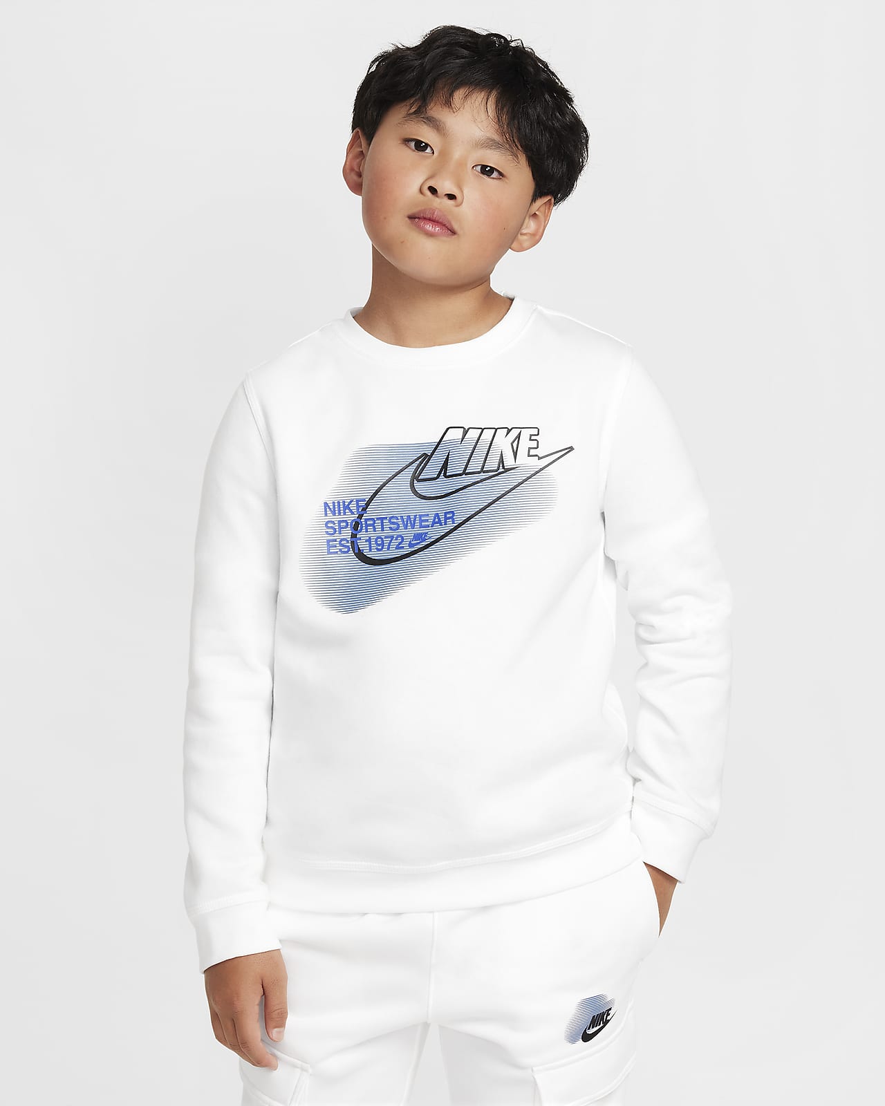 Nike Sportswear Standard Issue Sıfır Yakalı Genç Çocuk (Erkek) Sweatshirt'ü