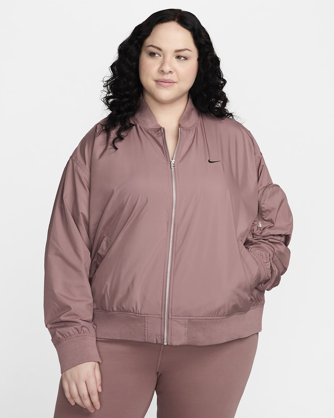Nike Sportswear Essential Women's Oversized Bomber Jacket (Plus Size)