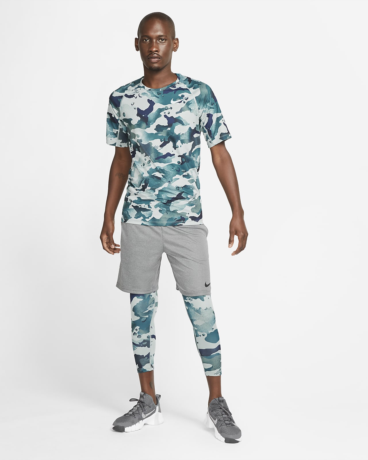 nike camo top mens