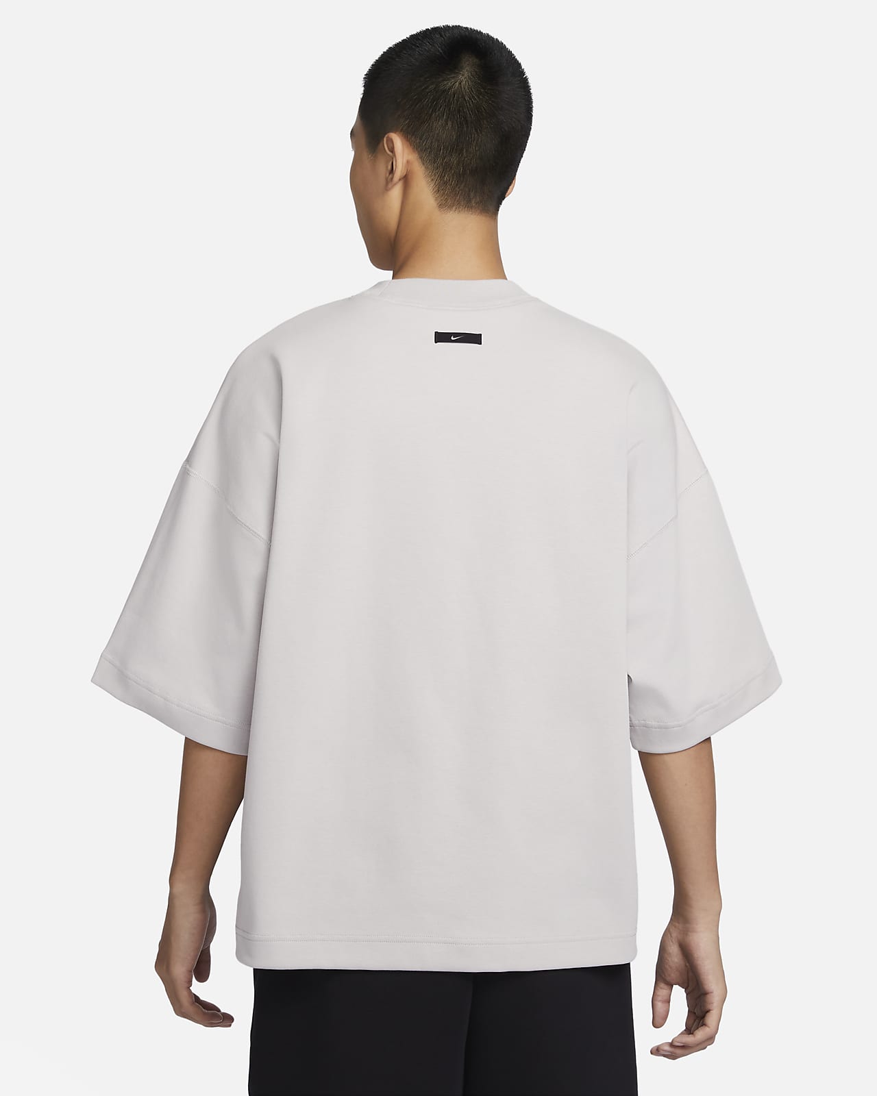 Nike Sportswear Tech Fleece Re-Imagined Men's Oversized Short-Sleeve Top.  Nike ID
