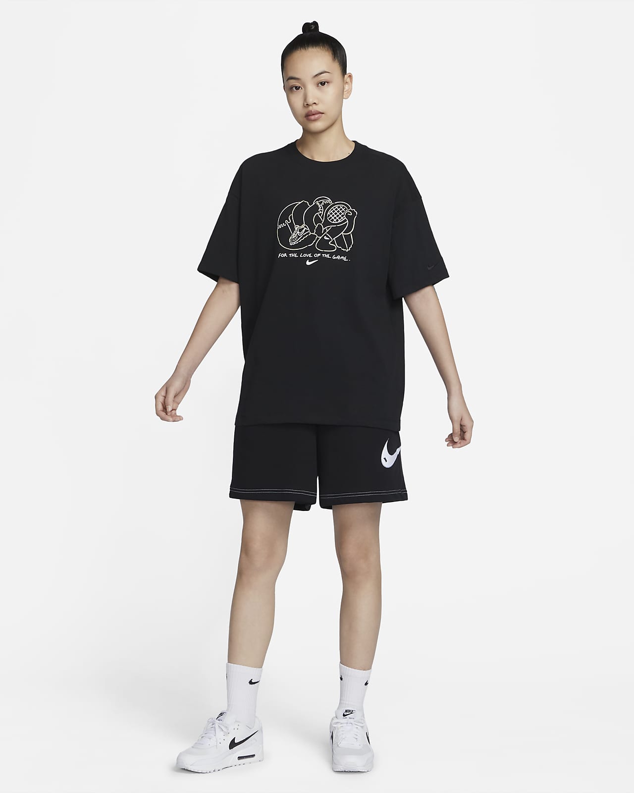 NIKE ドライフィット ランニングTシャツ レディース Lサイズ 白