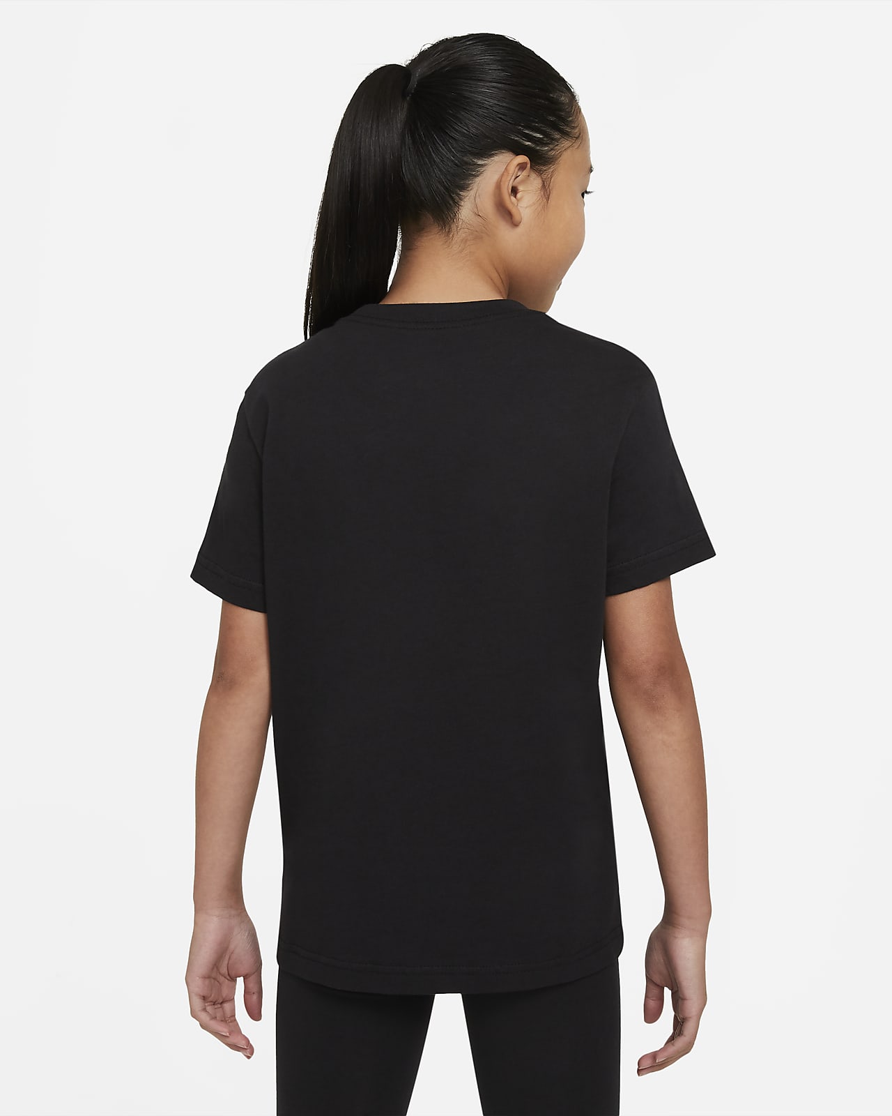 girls black nike top