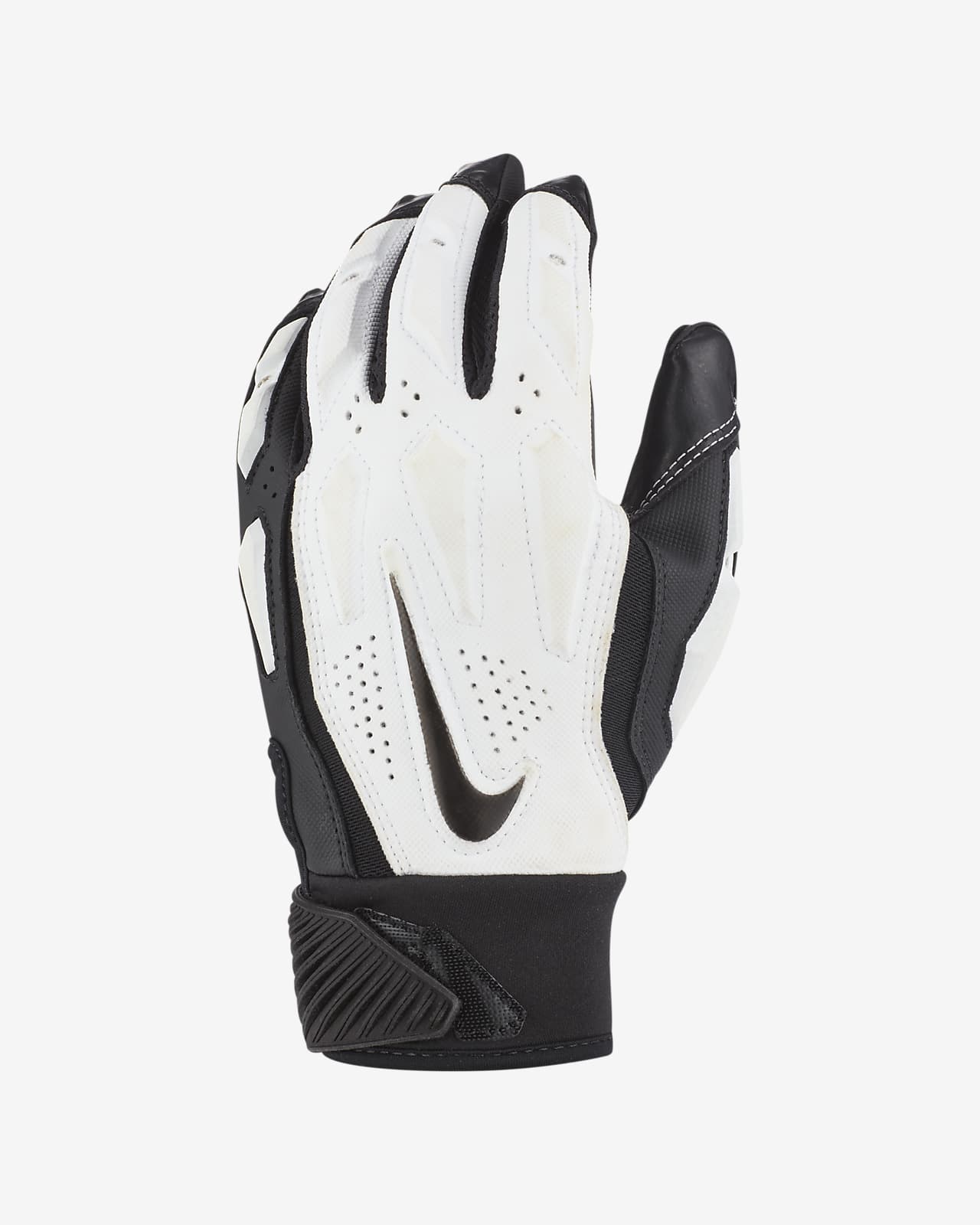Nike D-Tack 6.0 Youth Size Small Lineman Gel Padded Football Gloves #NFG22 White