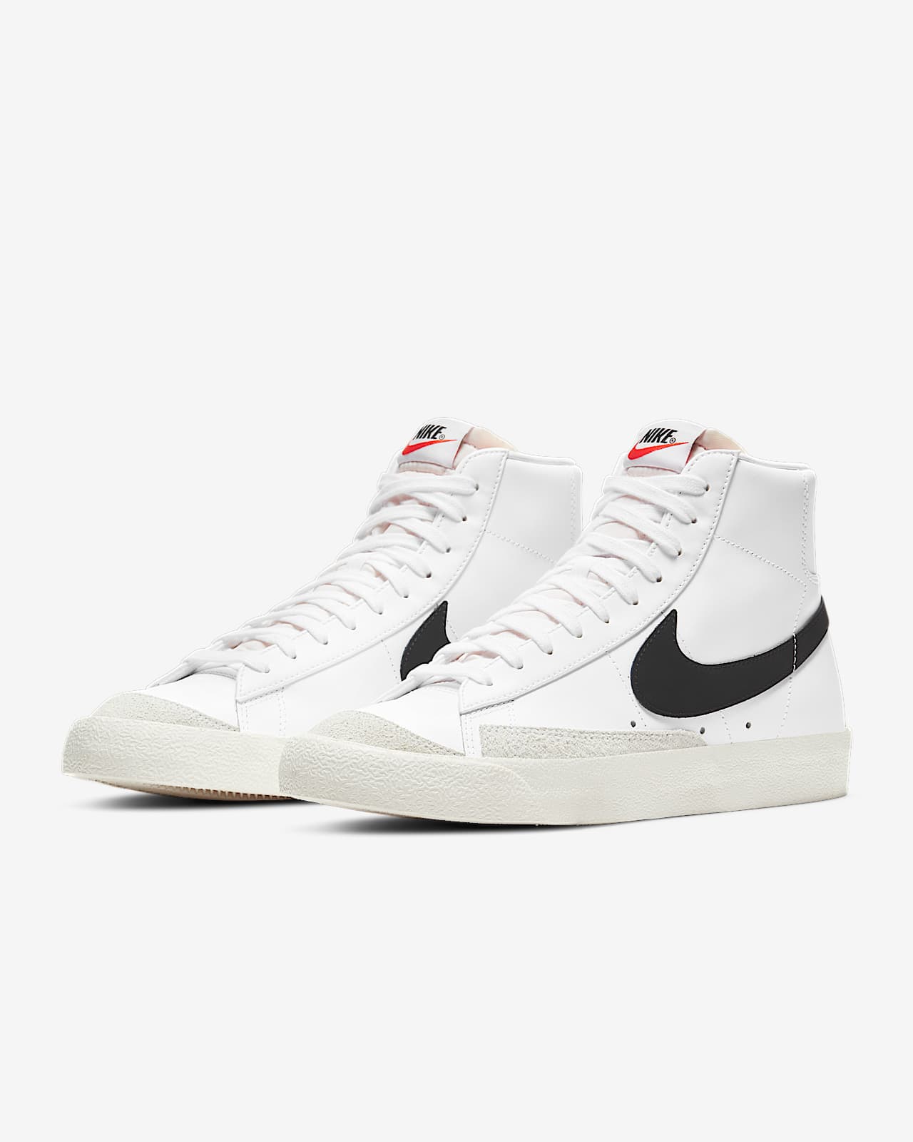 Nike Blazer Mid 77 White Signal Blue Trainers Shoes | eBay