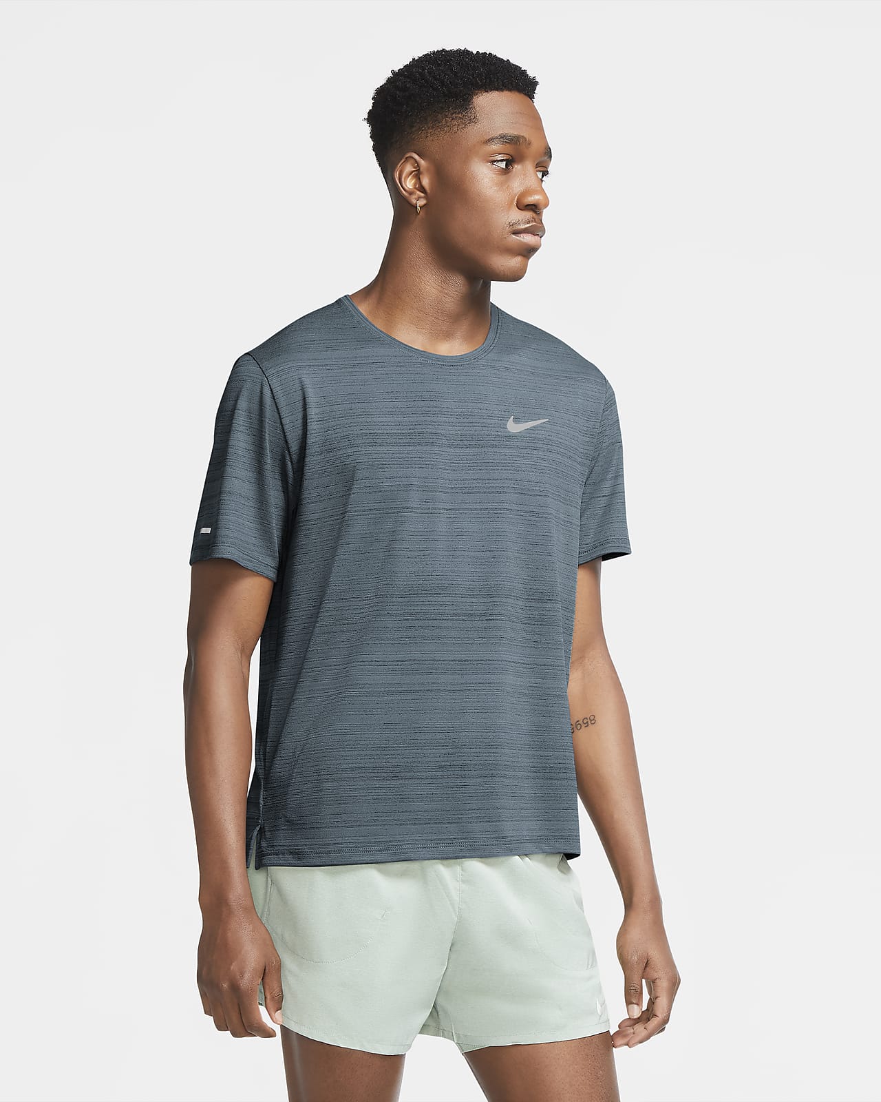 nike dri-fit miler men's running top