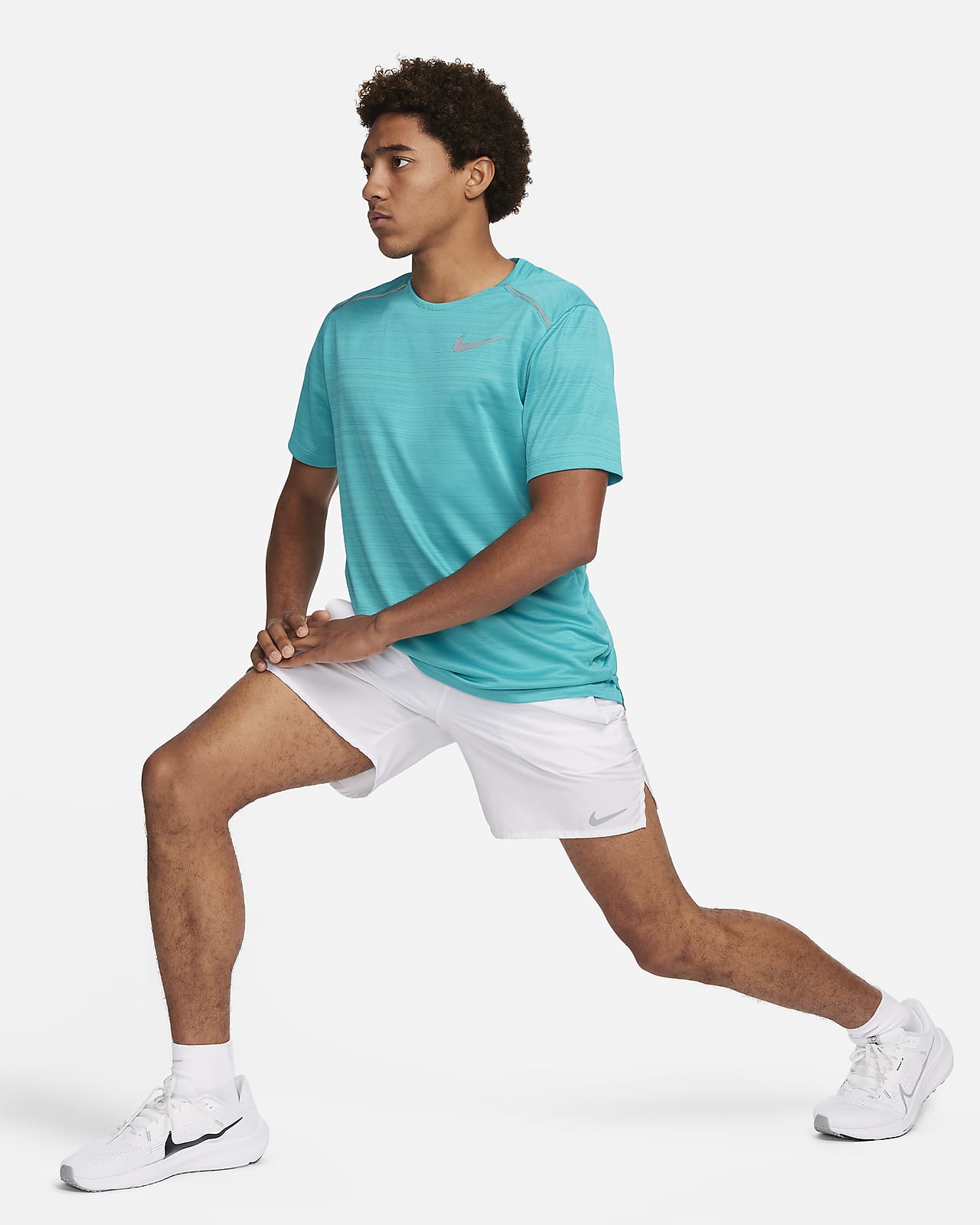 Nike dry best sale miler running top