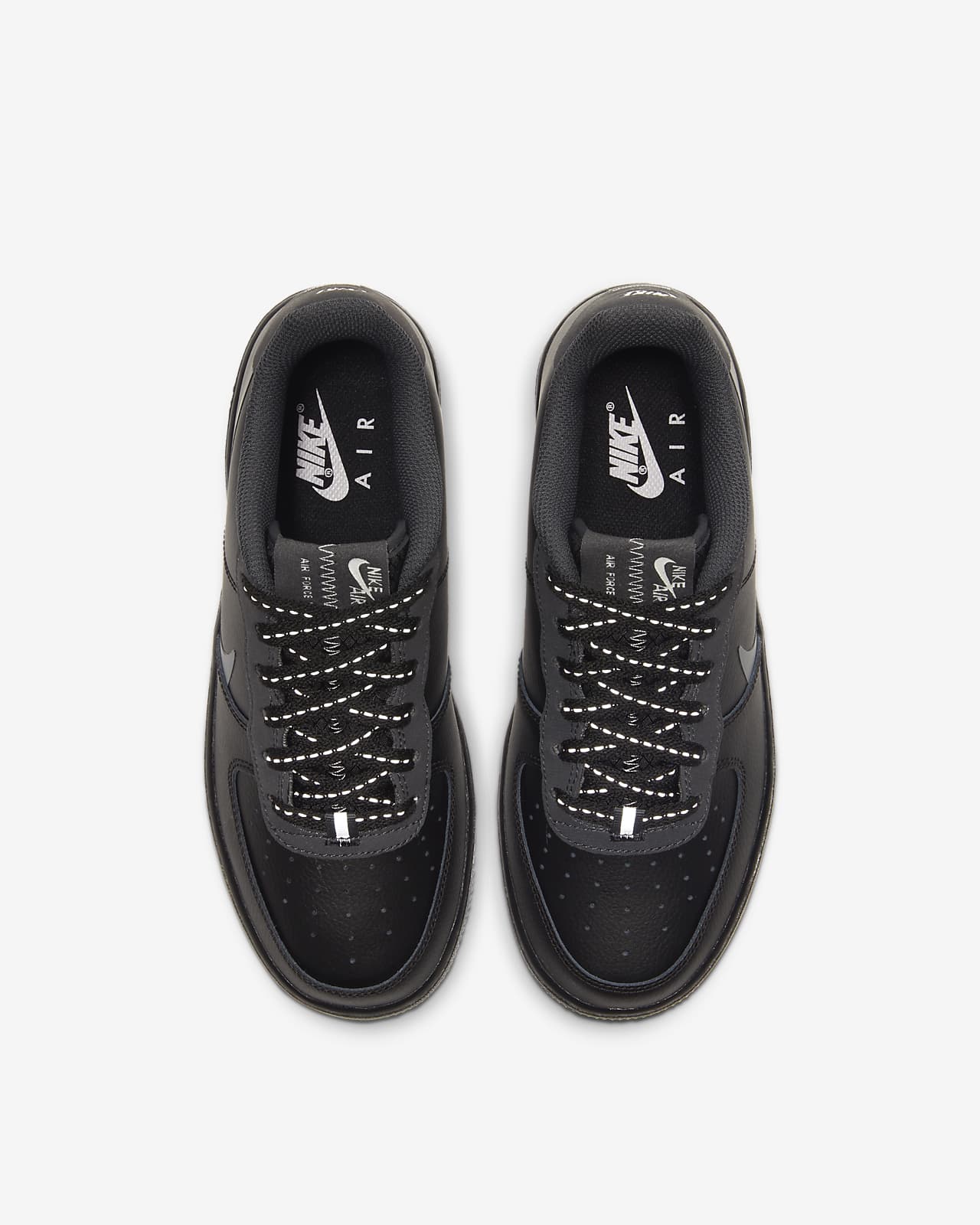 kids nike air force 1 black