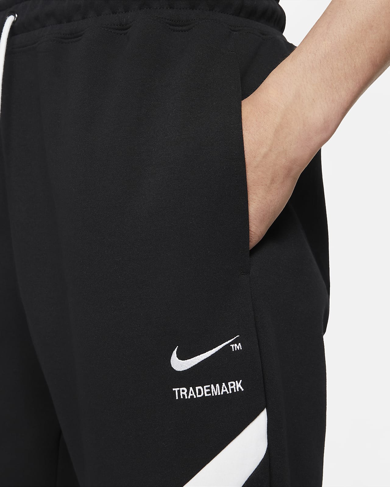 Nike Mens Swoosh Fleece Pants - Grey | Life Style Sports IE