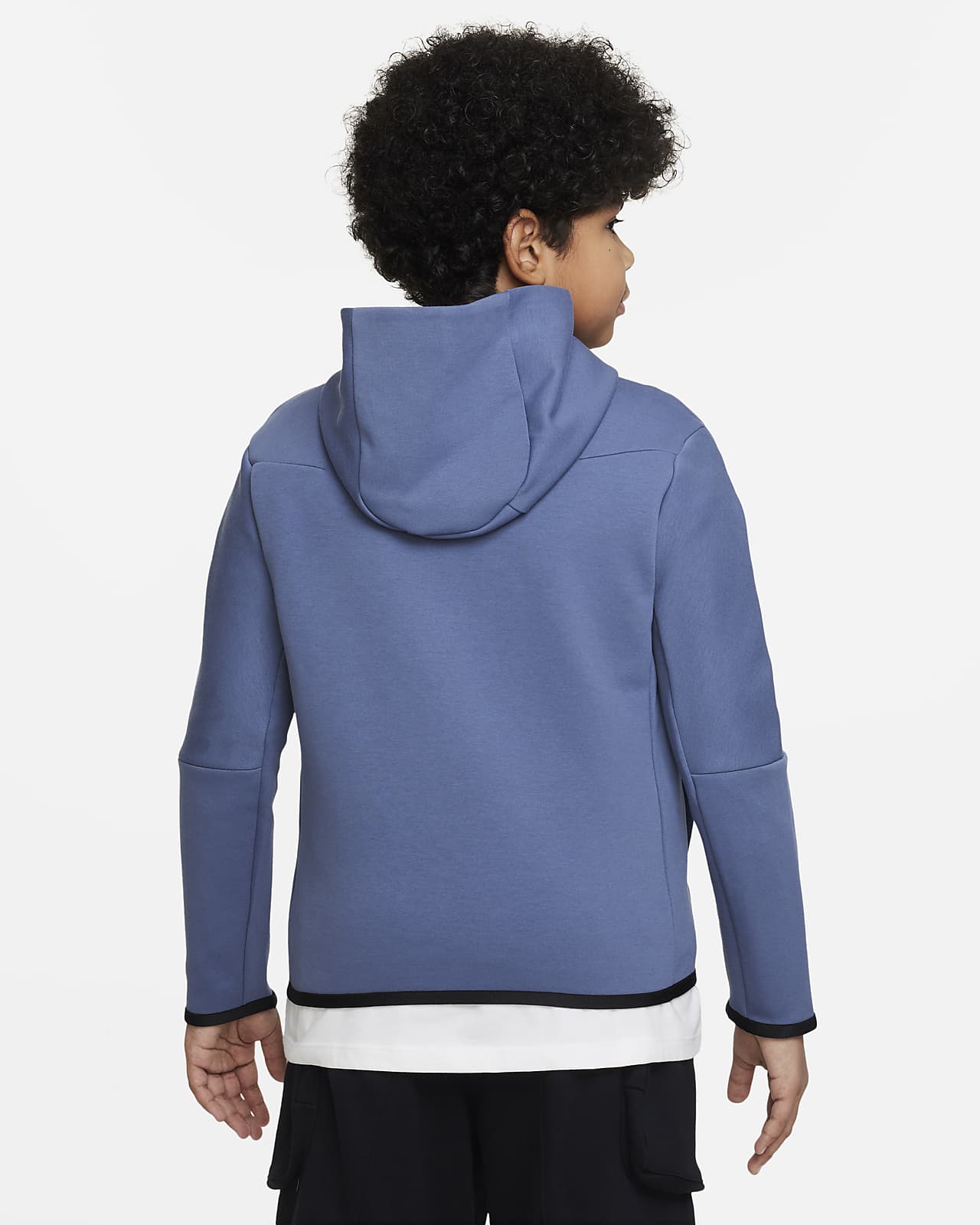 Nike Sportswear Tech Fleece Older Kids' (Boys') Full-Zip Hoodie (Extended Size).