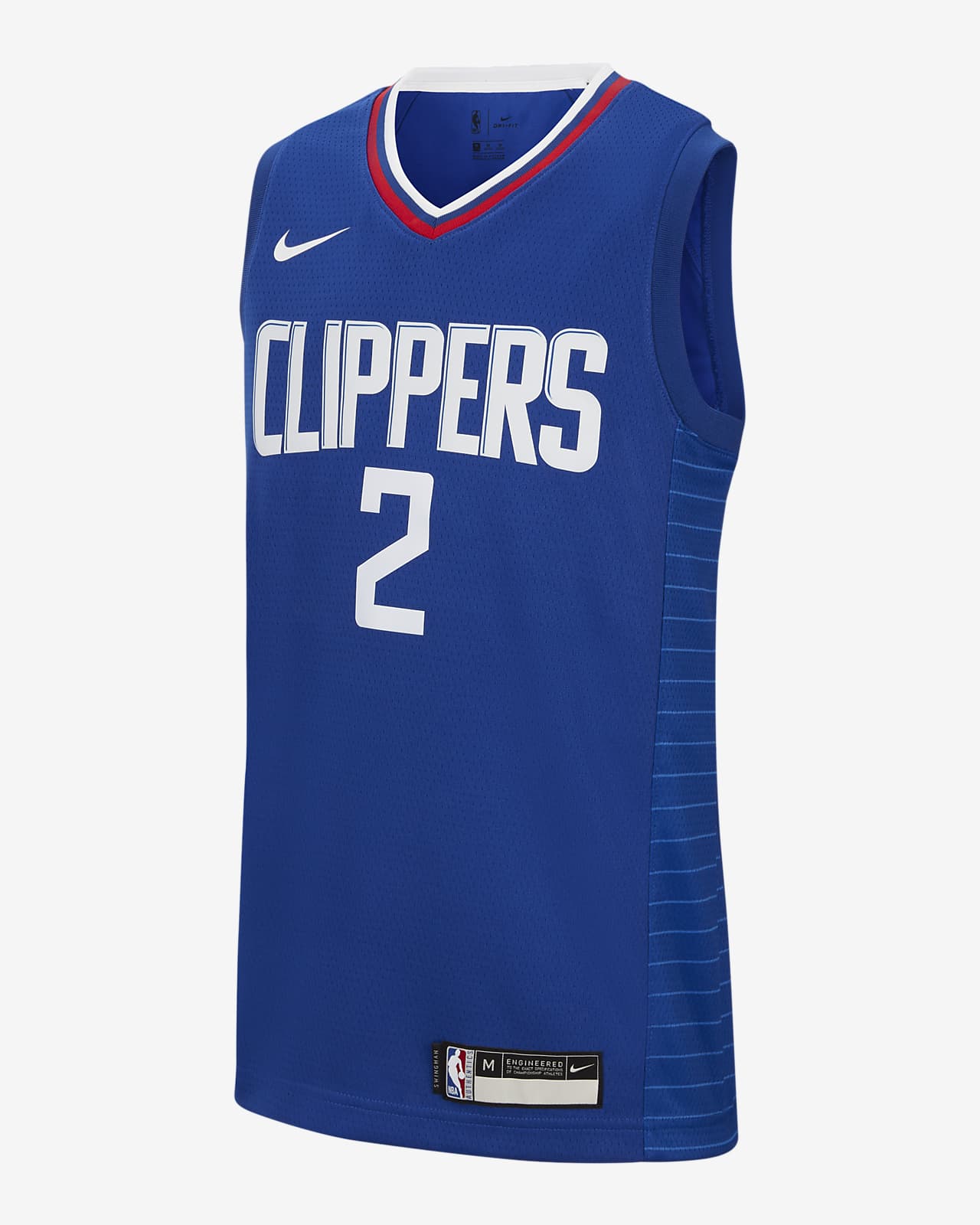 Kawhi Leonard Clippers Icon Edition Older Kids' Nike NBA Swingman Jersey