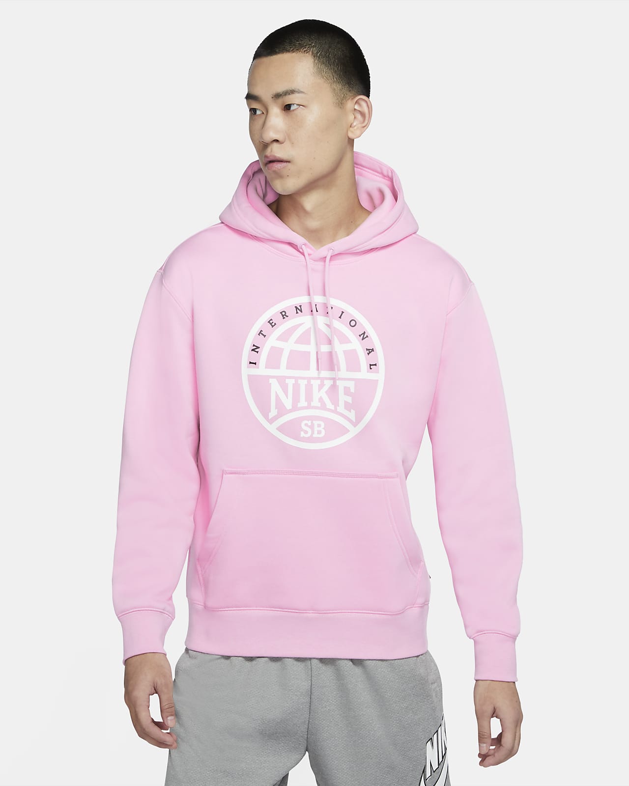 pink nike sb hoodie