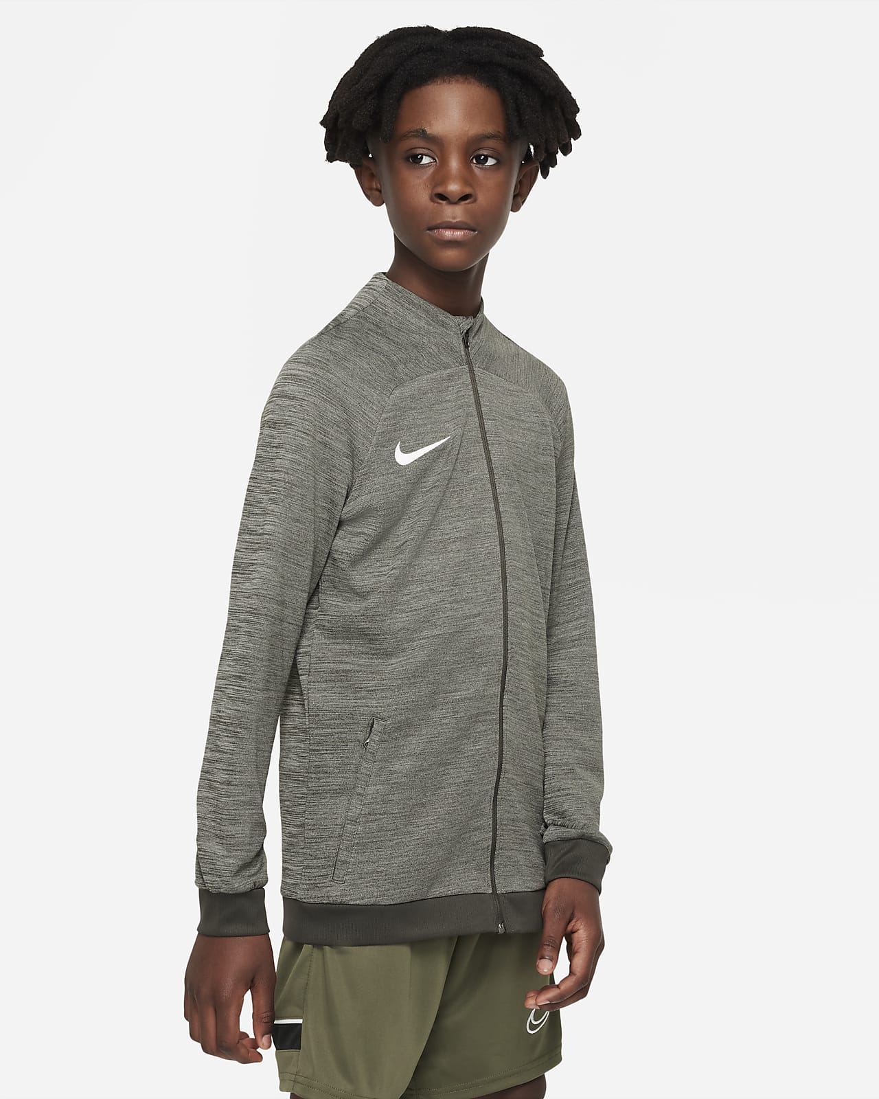 Ποδοσφαιρικό τζάκετ φόρμας Nike Dri-FIT Academy για μεγάλα παιδιά
