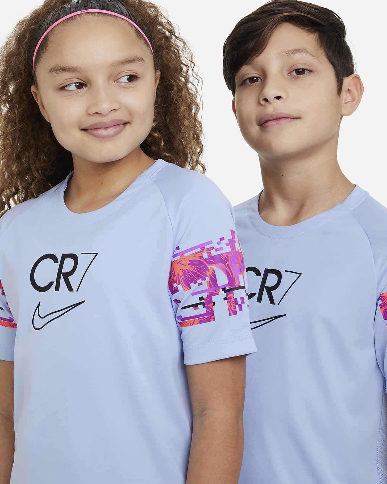Direkte I øvrigt Bliv sur CR7 Older Kids' Short-Sleeve Football Top. Nike UK