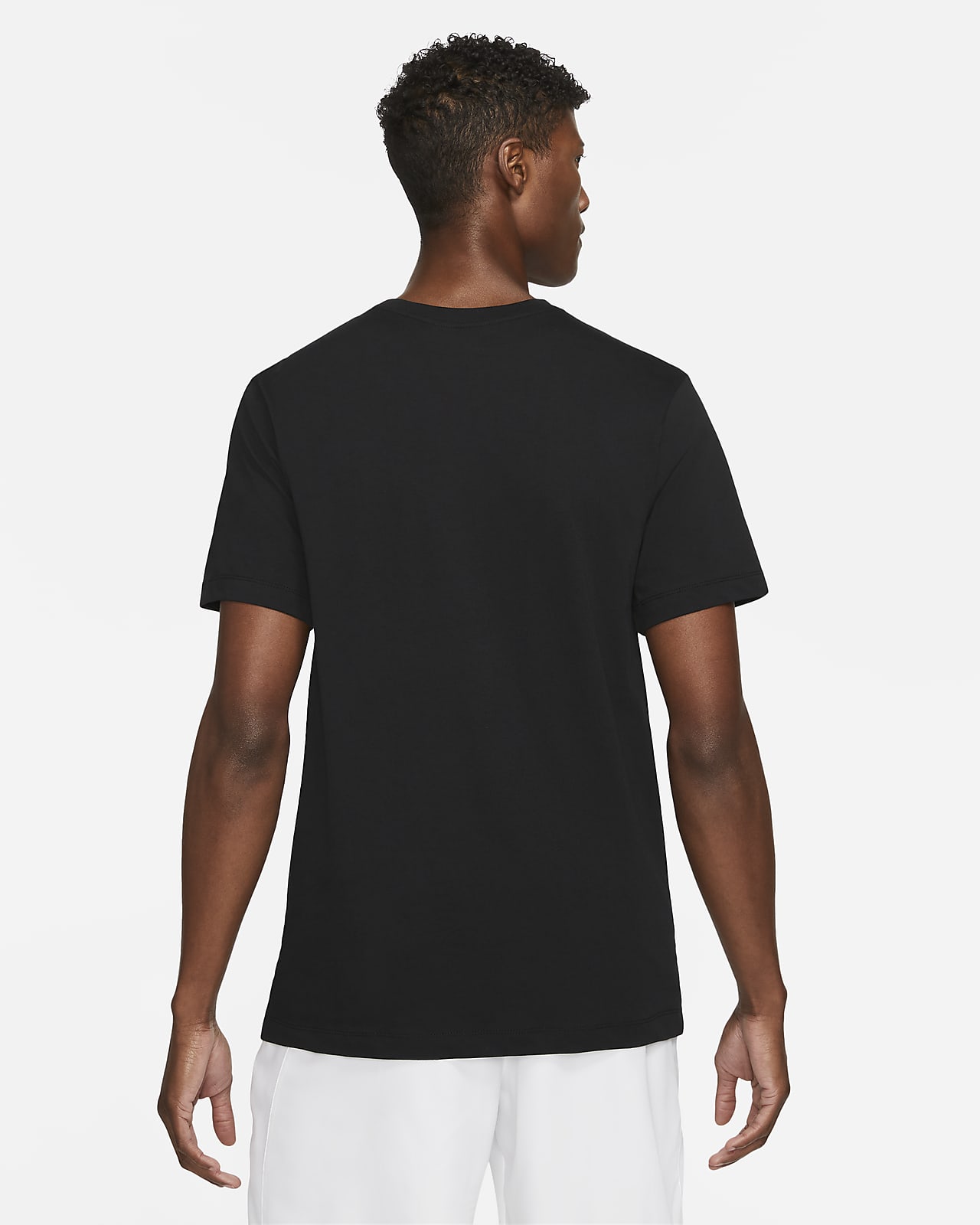 nike swoosh black t shirt