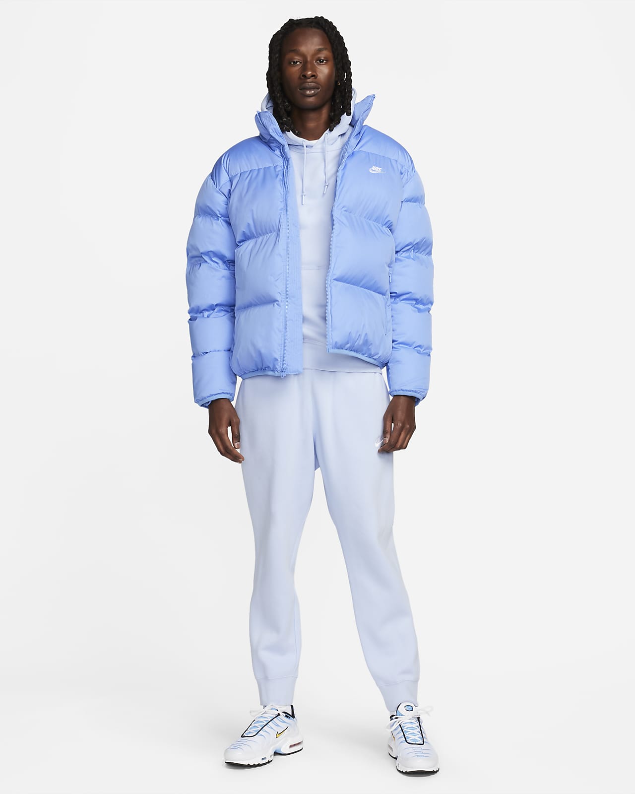 Blue bubble shop jacket mens