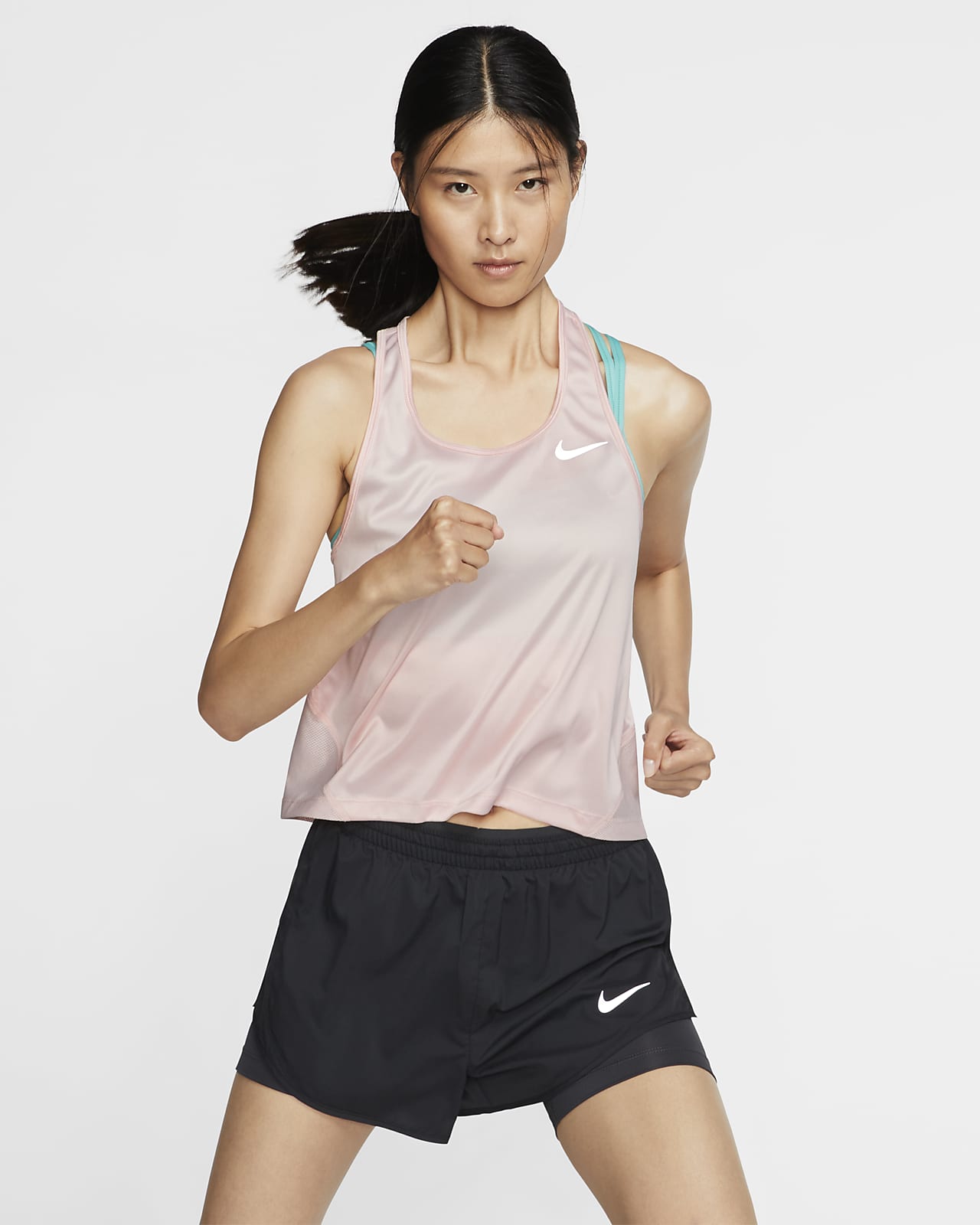 เสื้อกล้ามวิ่งผู้หญิง Nike Miler