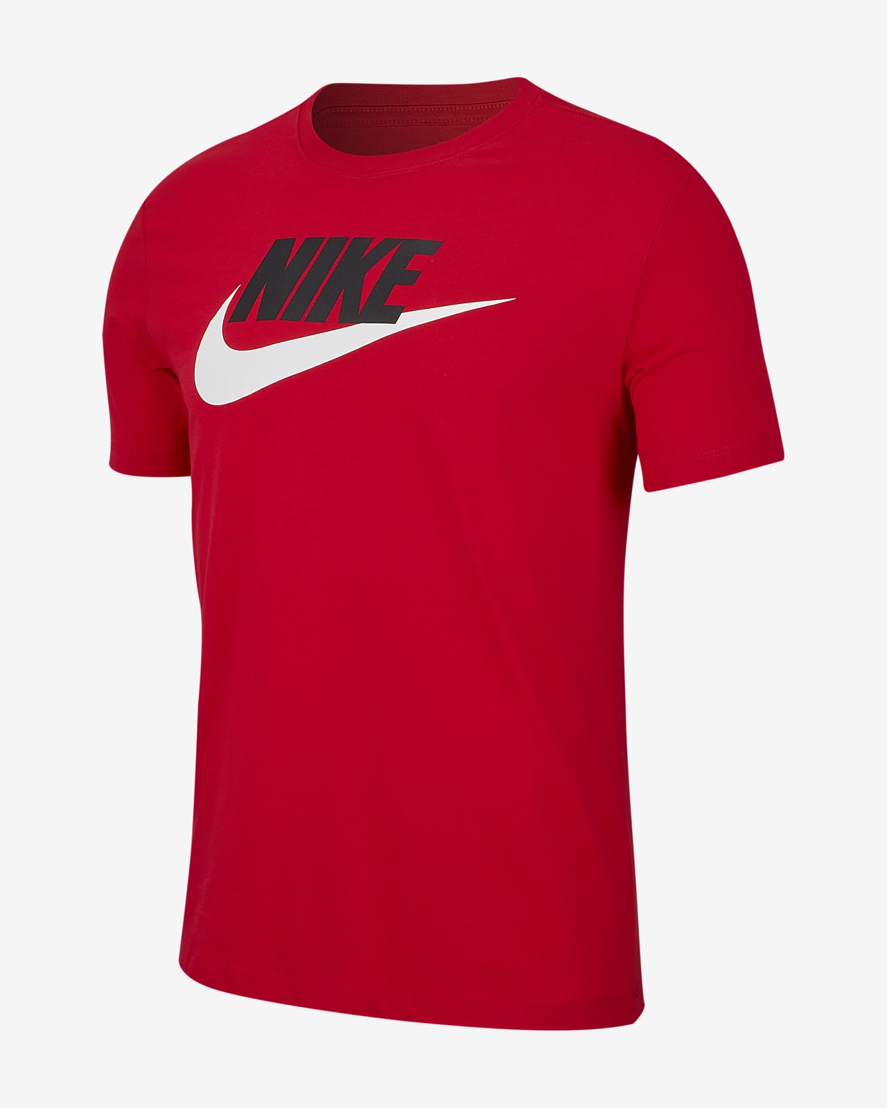 nike shirt red and white