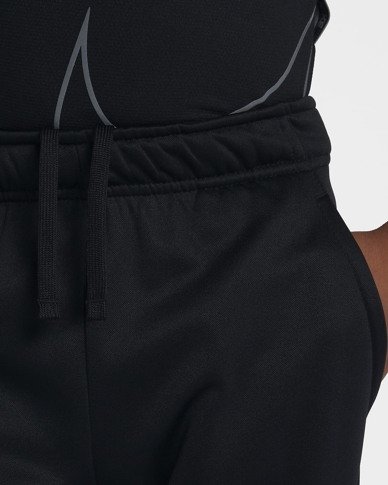 Nike Boys 8-20 Dri-FIT Therma Fleece Training Pants, Large Black