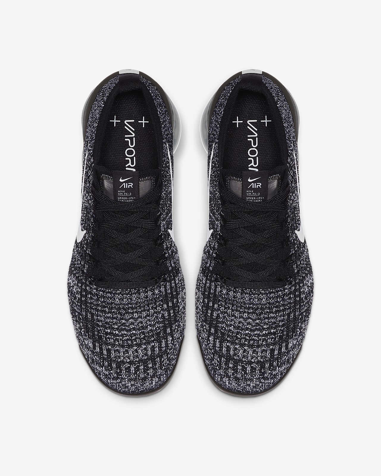 nike running vapormax flyknit 3.0 trainers in black