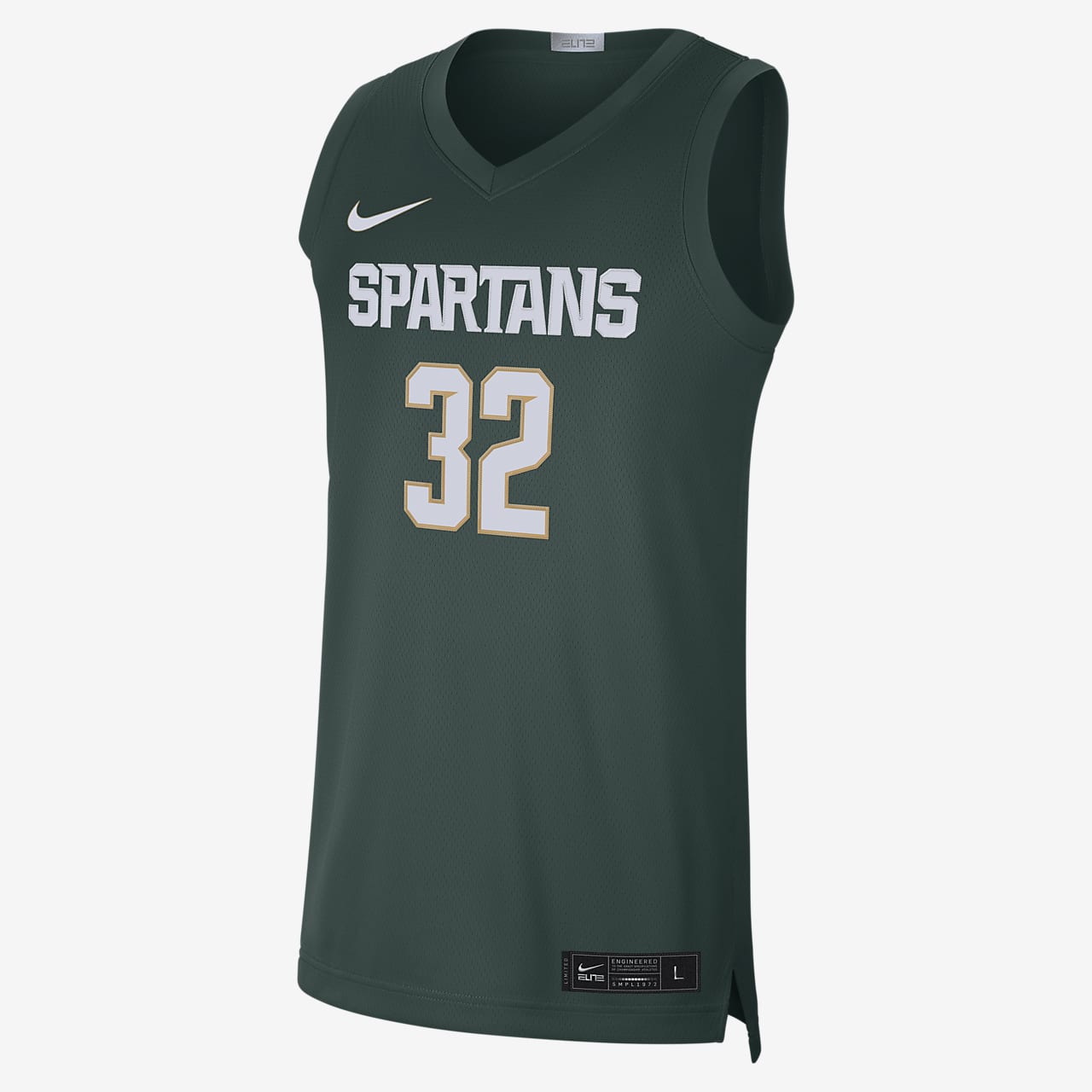 michigan state nike basketball jersey
