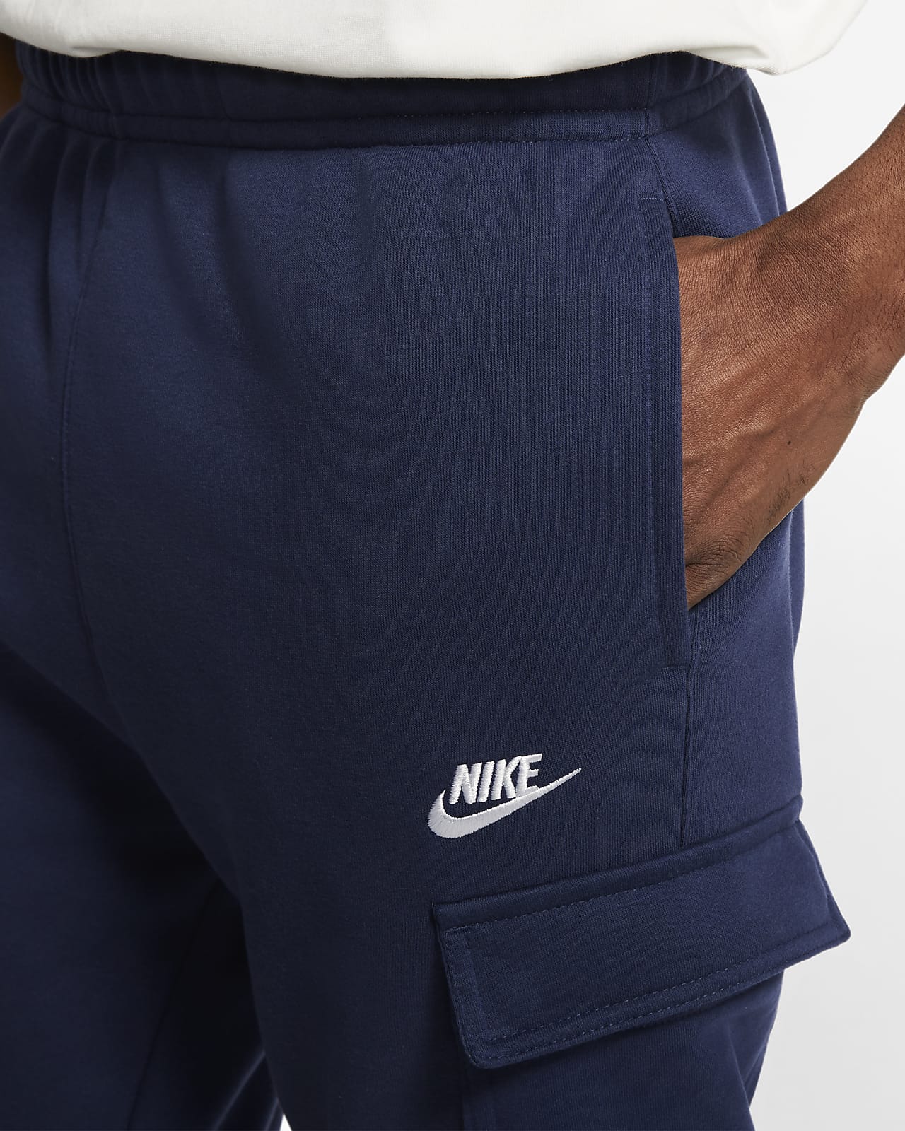 nike men's nike sportswear club fleece cargo pants