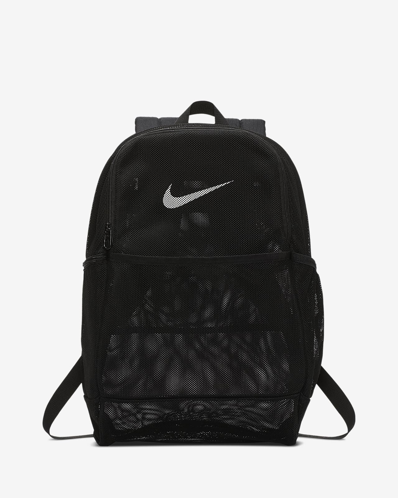 物品 ブラックNIKEナイキメッシュリュックDバッグ agapeeurope.org