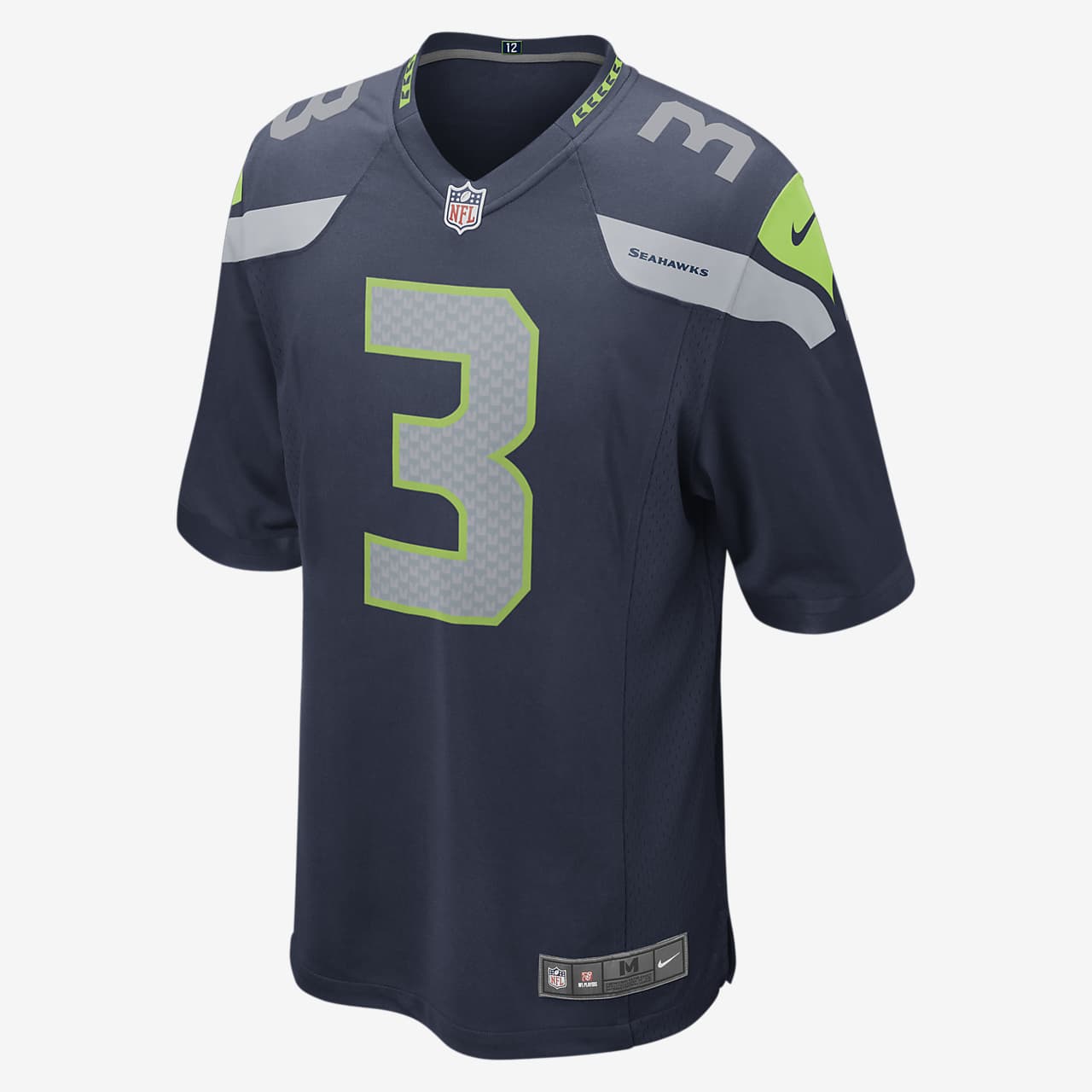 NFL Seattle Seahawks (Russell Wilson) Kids' Football Home Game Jersey
