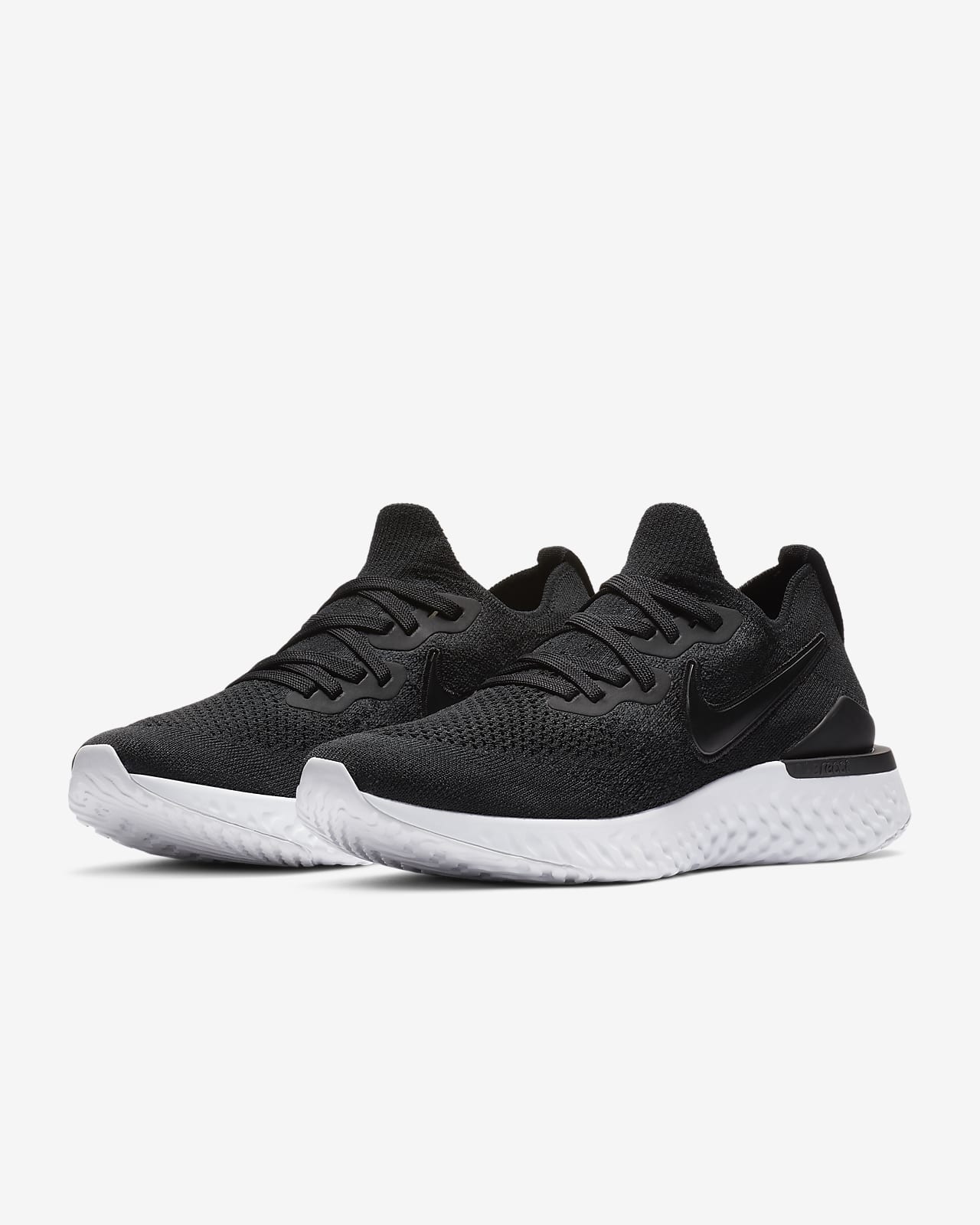 nike epic react flyknit 2 all white